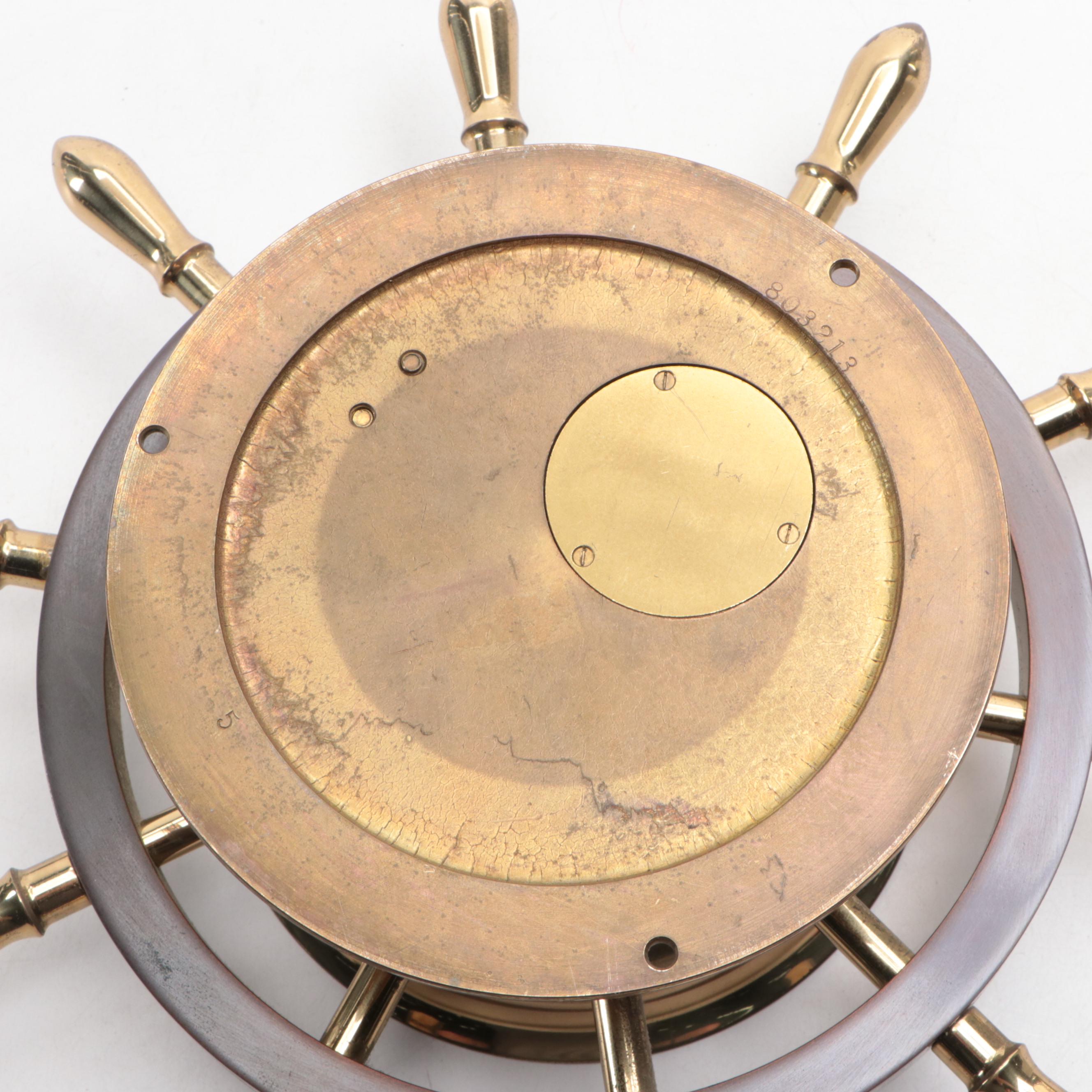 Chelsea Clock Co. Ship's Bell "The Pilot" Brass Clock