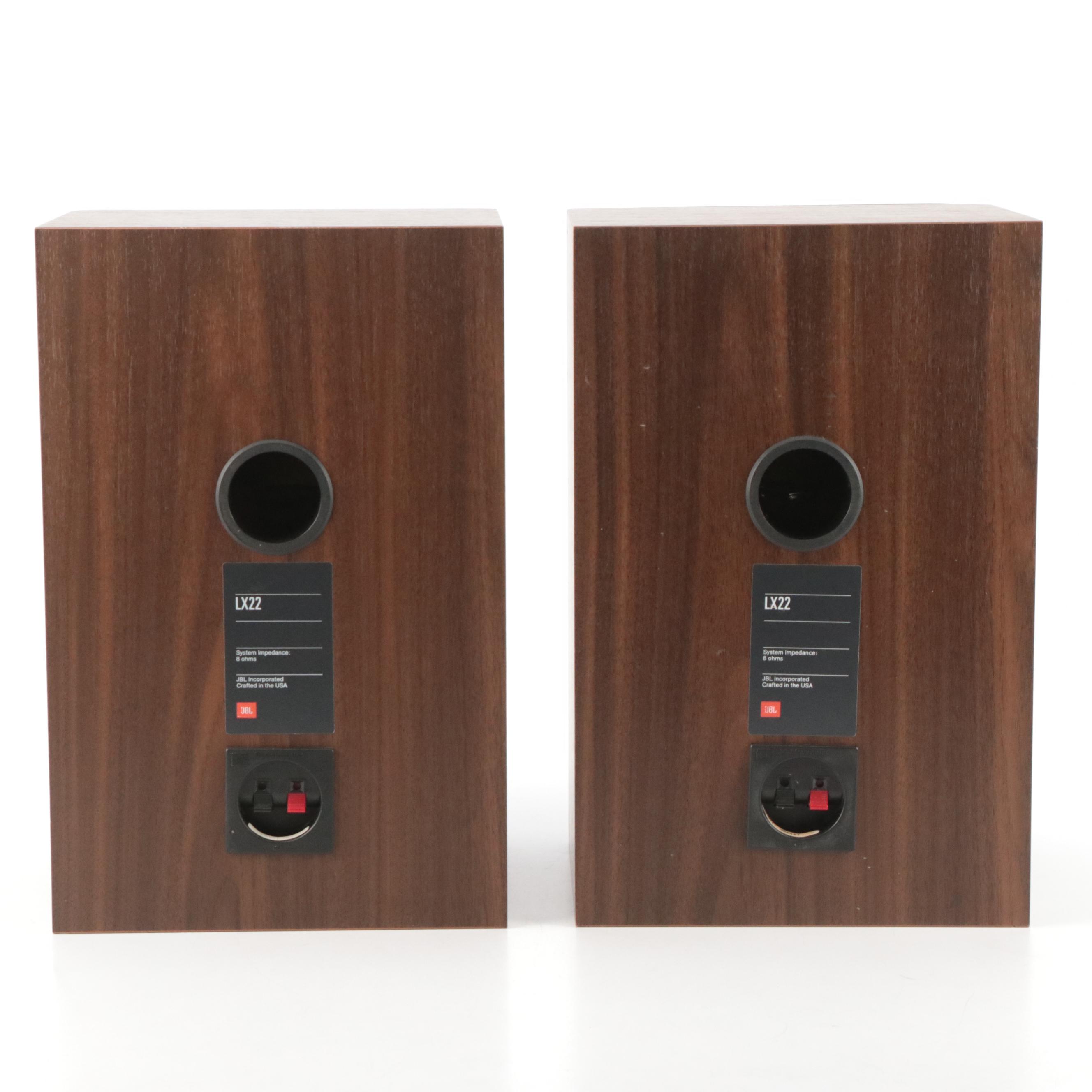JBL LX22 Two-Way Bookshelf Speakers, Late 20th Century