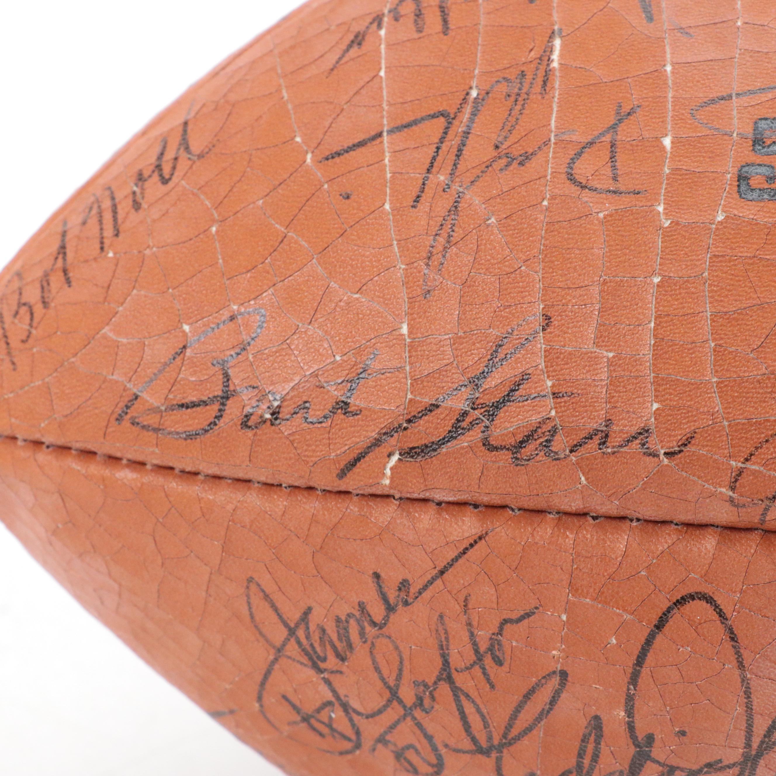 1983 Green Bay Packers Signed Wilson Football Featuring Bart Starr and More