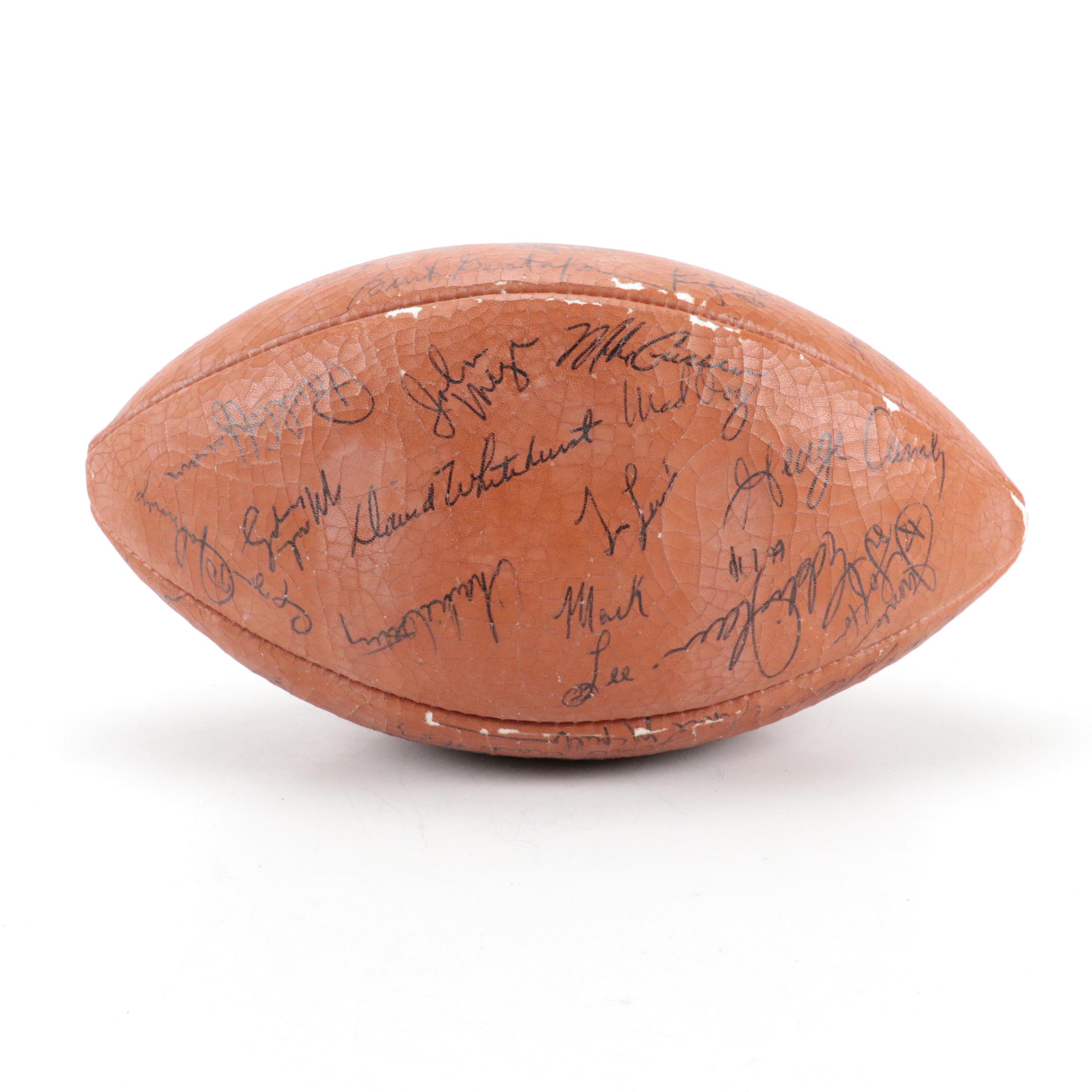 1983 Green Bay Packers Signed Wilson Football Featuring Bart Starr and More