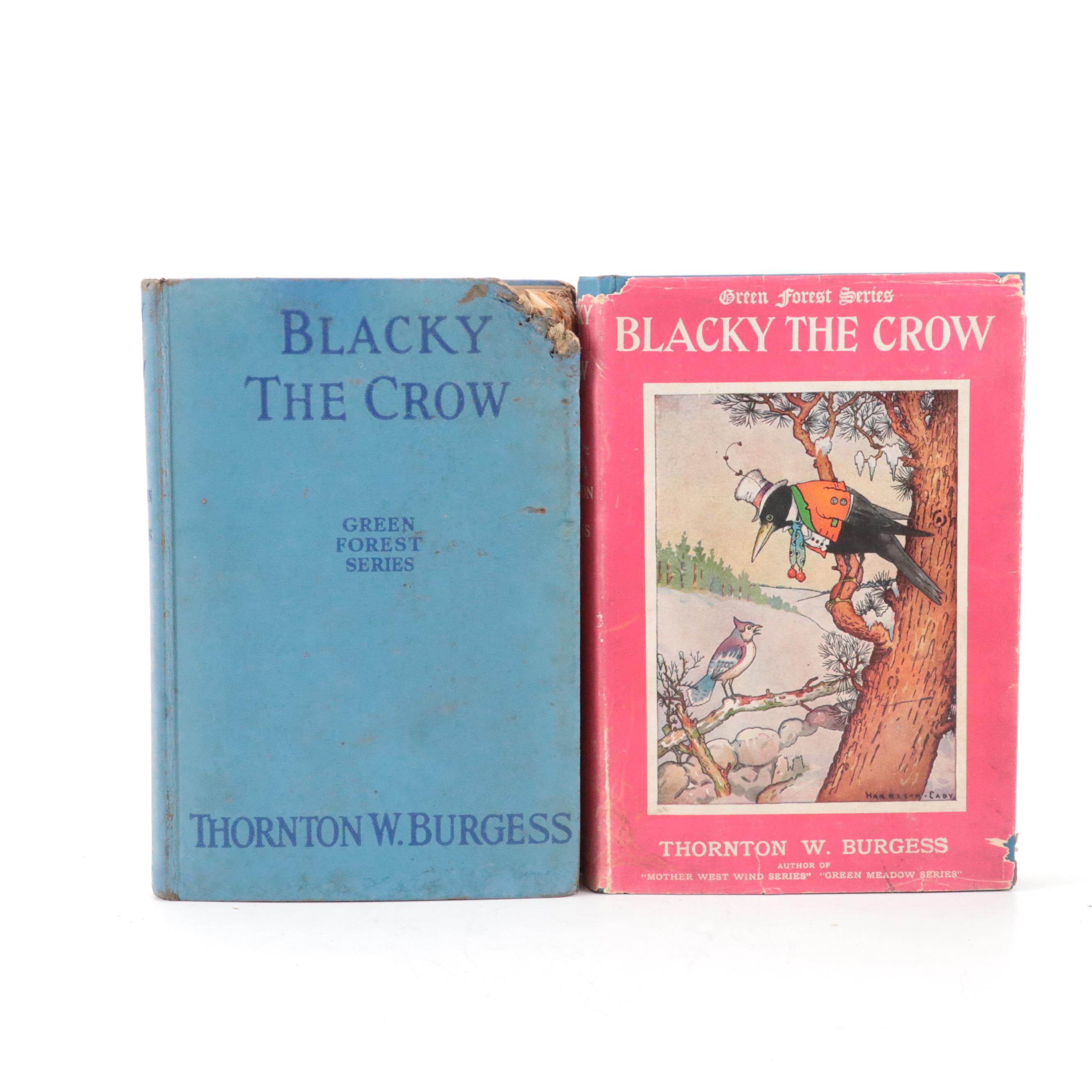 Illustrated "Blacky the Crow" by Thornton W. Burgess and More Books