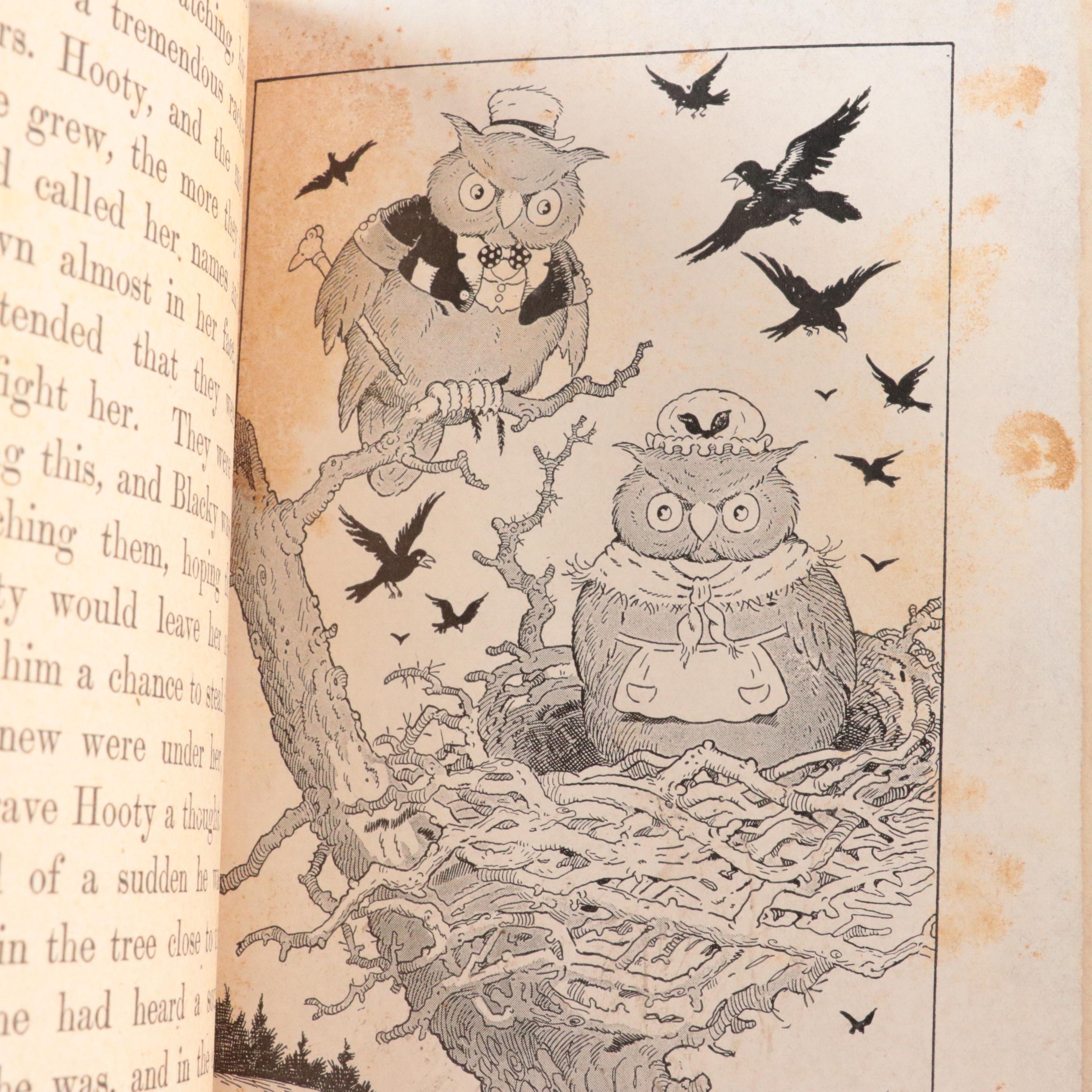 Illustrated "Blacky the Crow" by Thornton W. Burgess and More Books