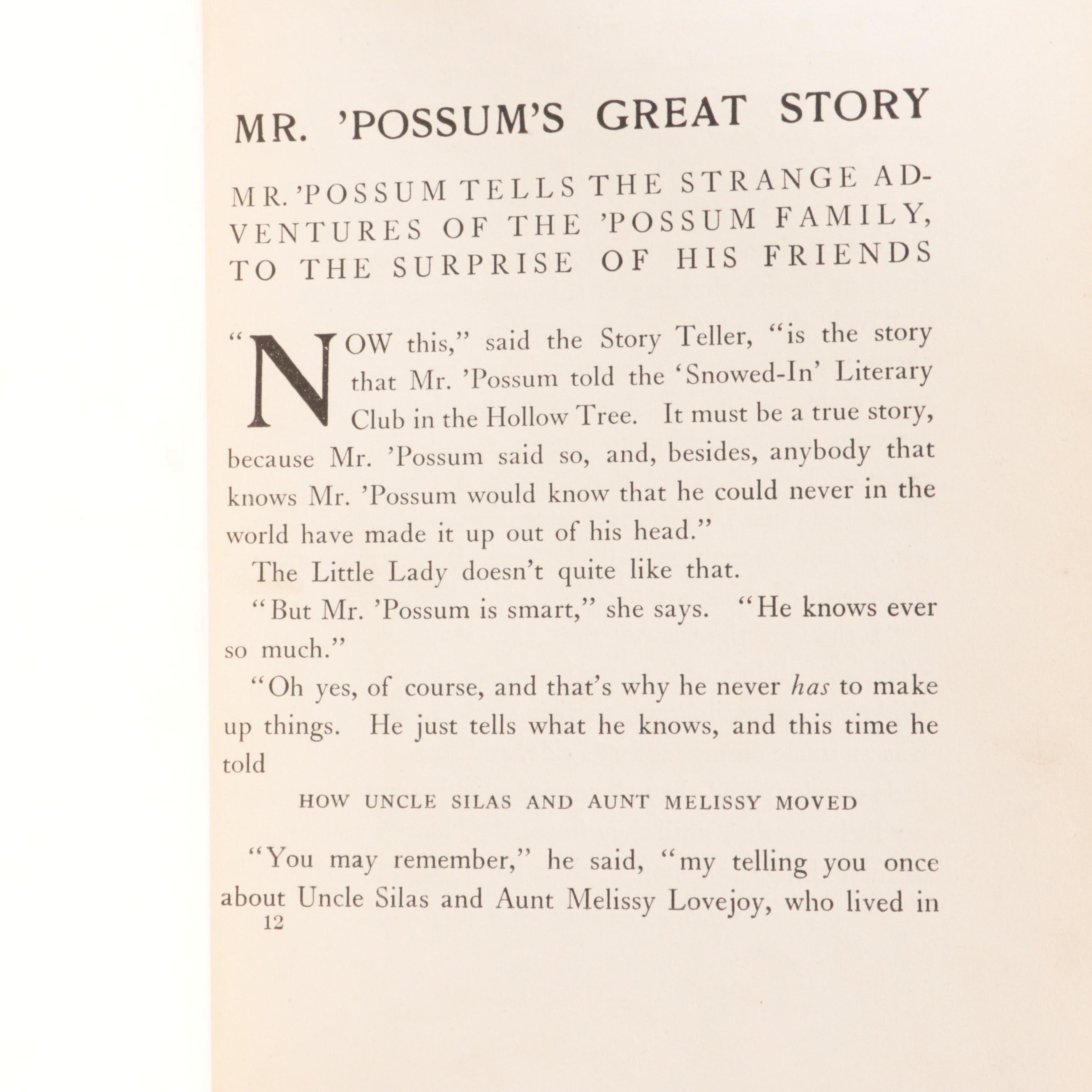 Illustrated "Blacky the Crow" by Thornton W. Burgess and More Books
