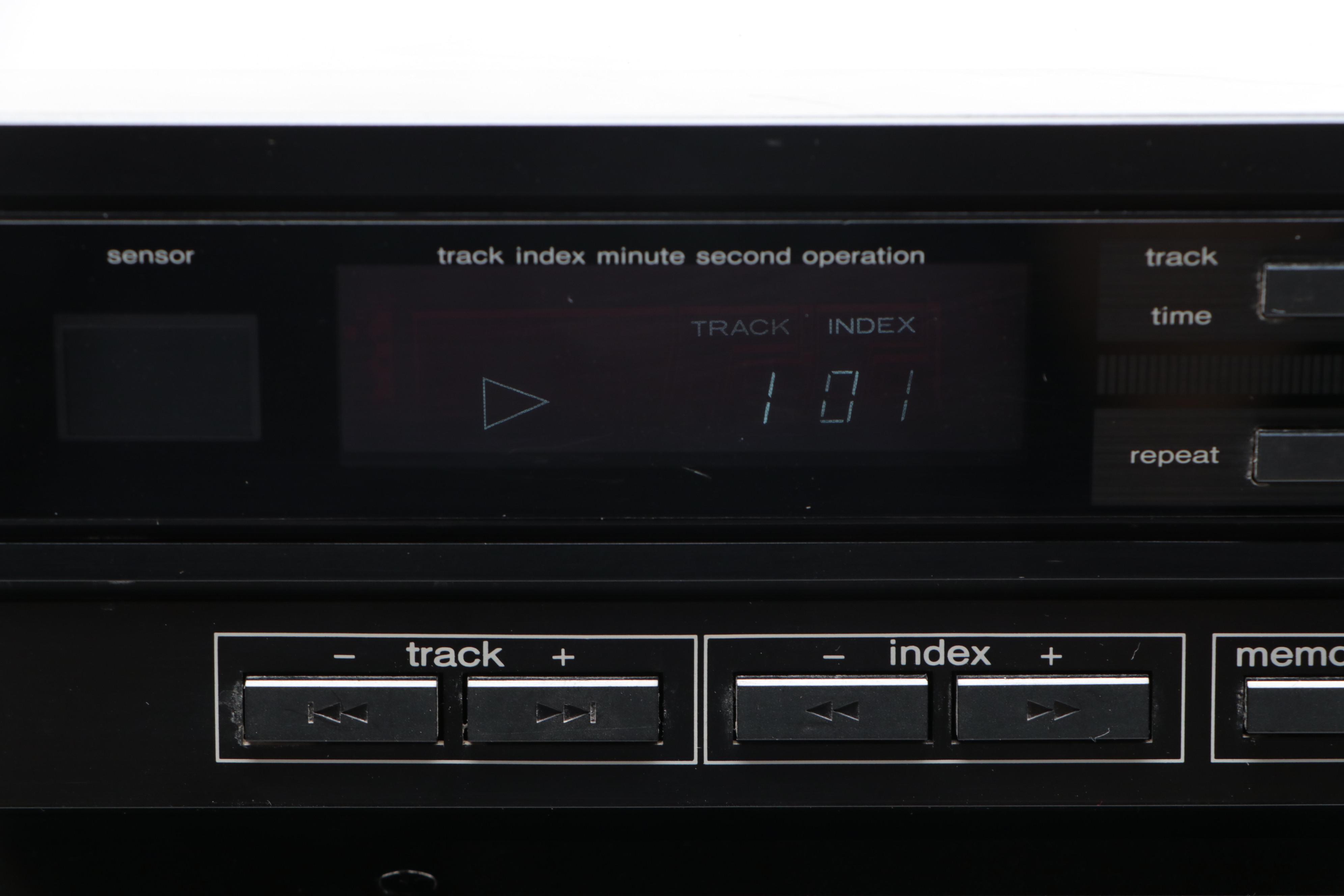 ADCOM CD Changer, Tuner, Stereo Pre-Amp and Amplifier, 1980s