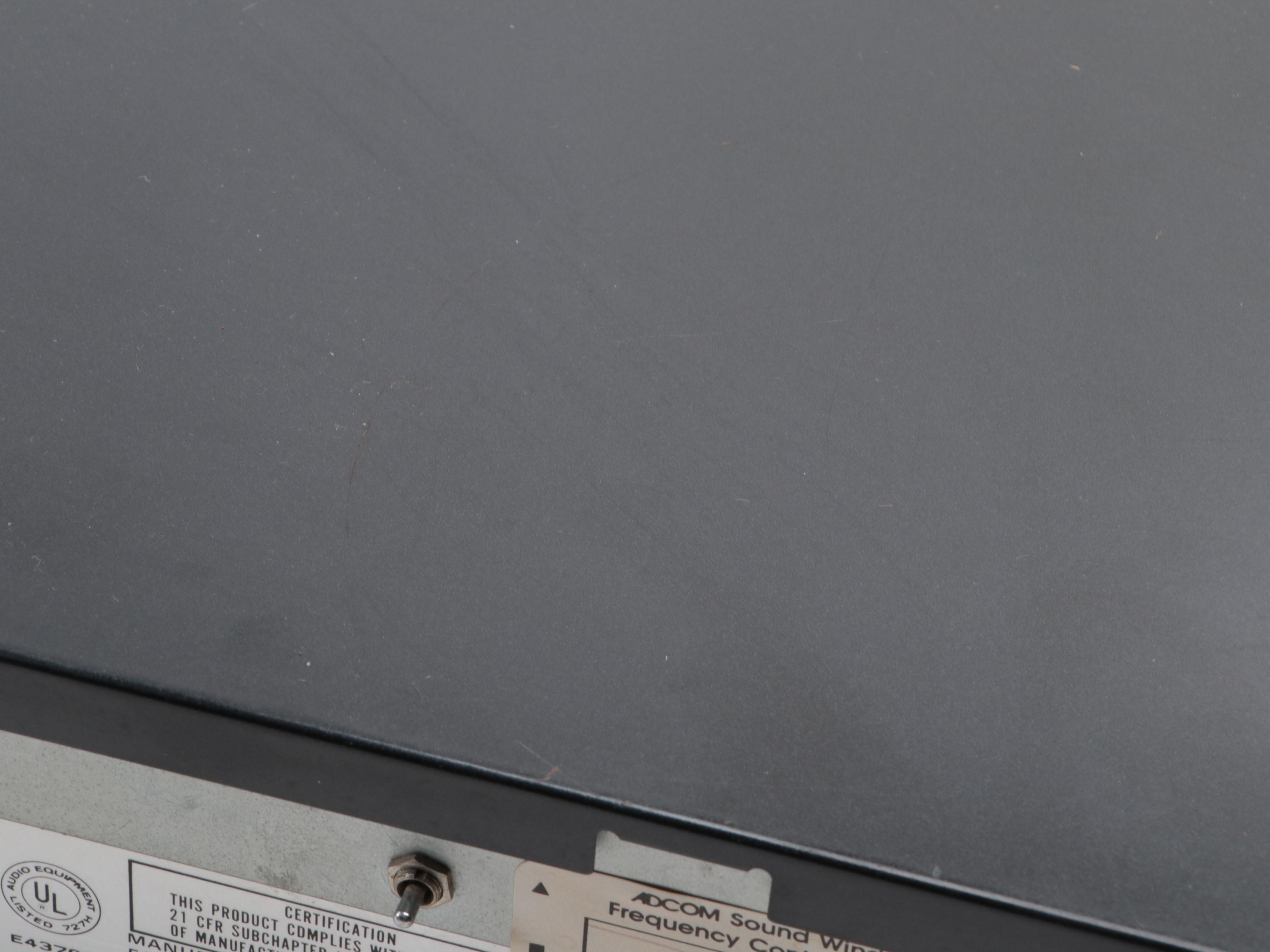 ADCOM CD Changer, Tuner, Stereo Pre-Amp and Amplifier, 1980s