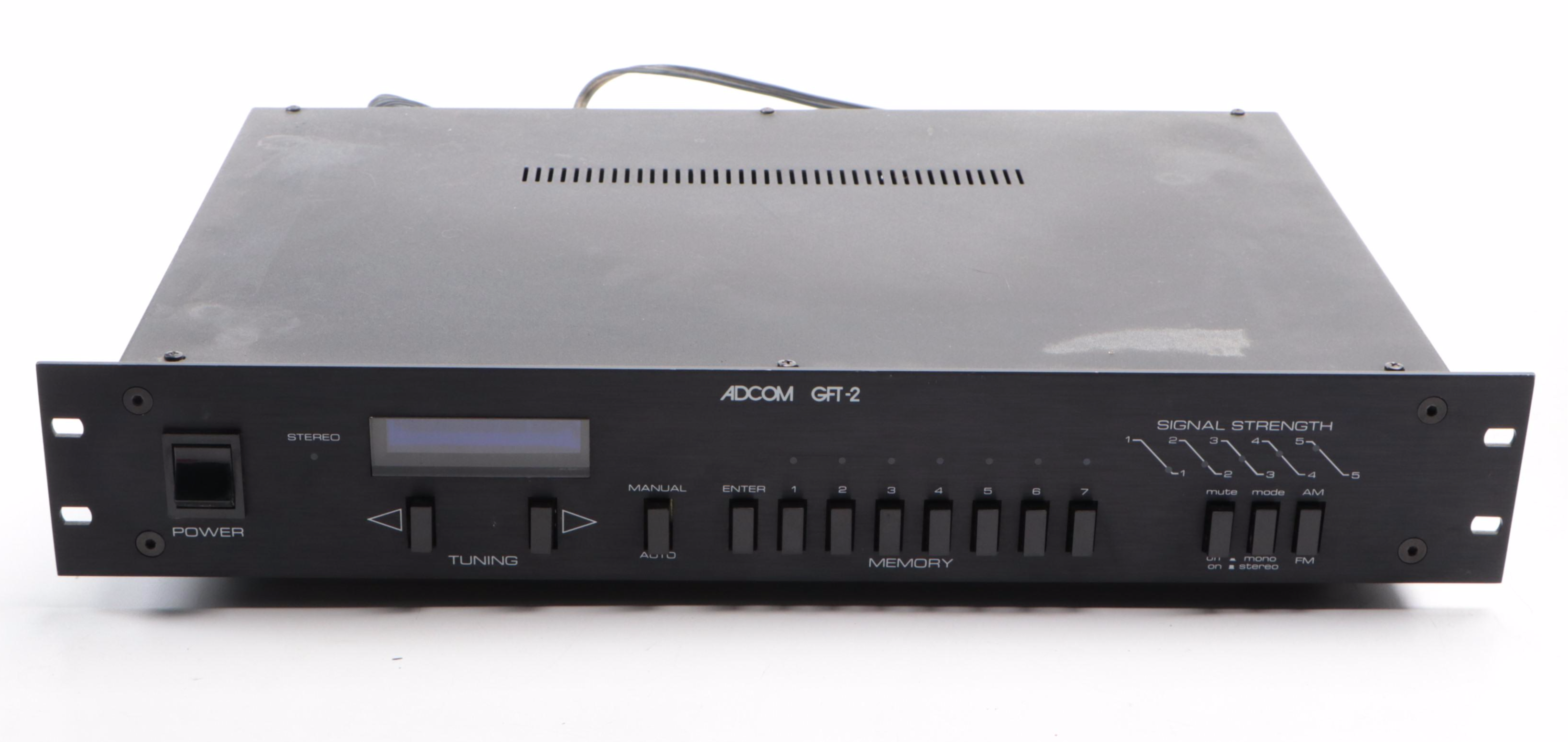 ADCOM CD Changer, Tuner, Stereo Pre-Amp and Amplifier, 1980s