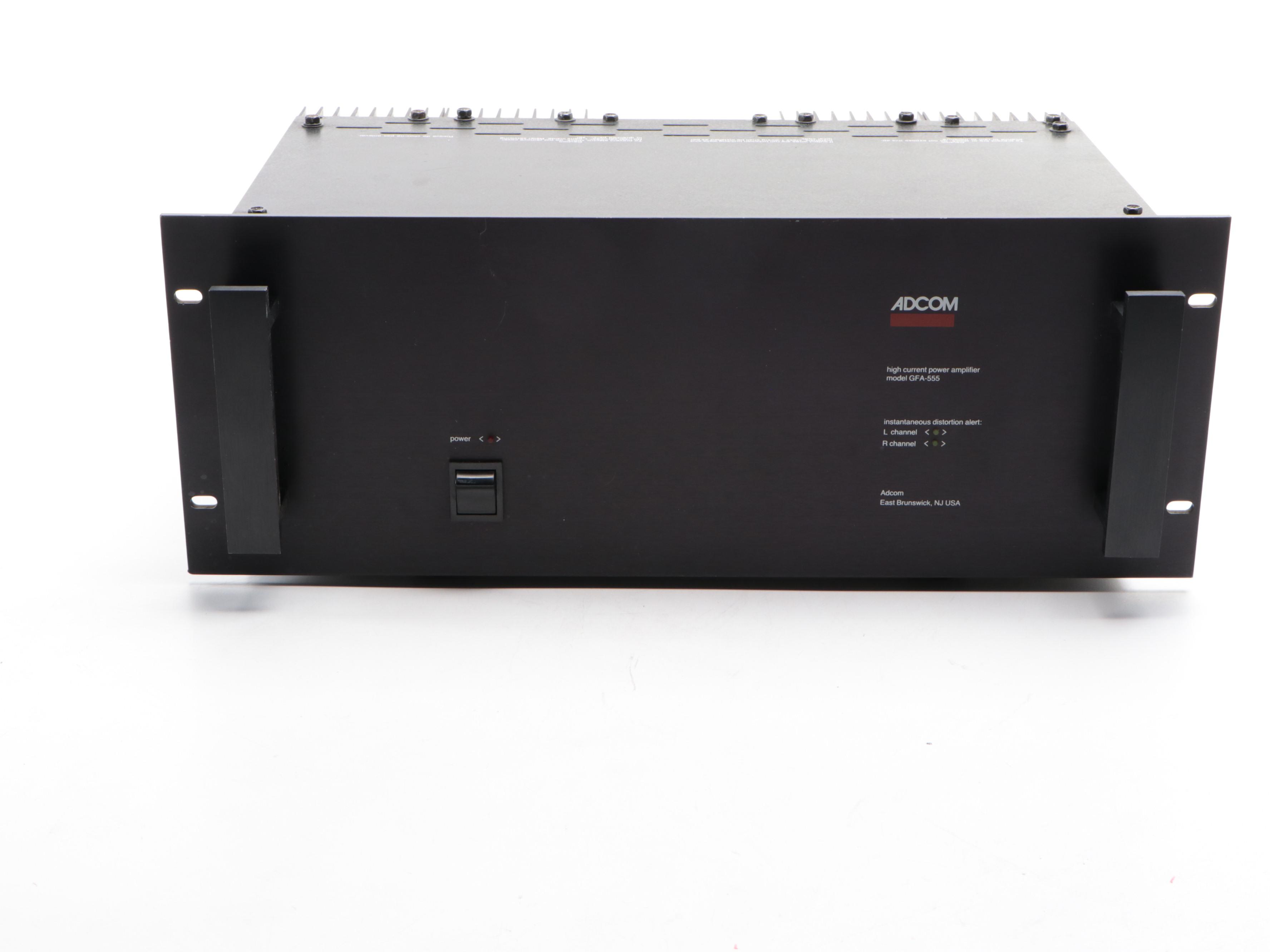 ADCOM CD Changer, Tuner, Stereo Pre-Amp and Amplifier, 1980s