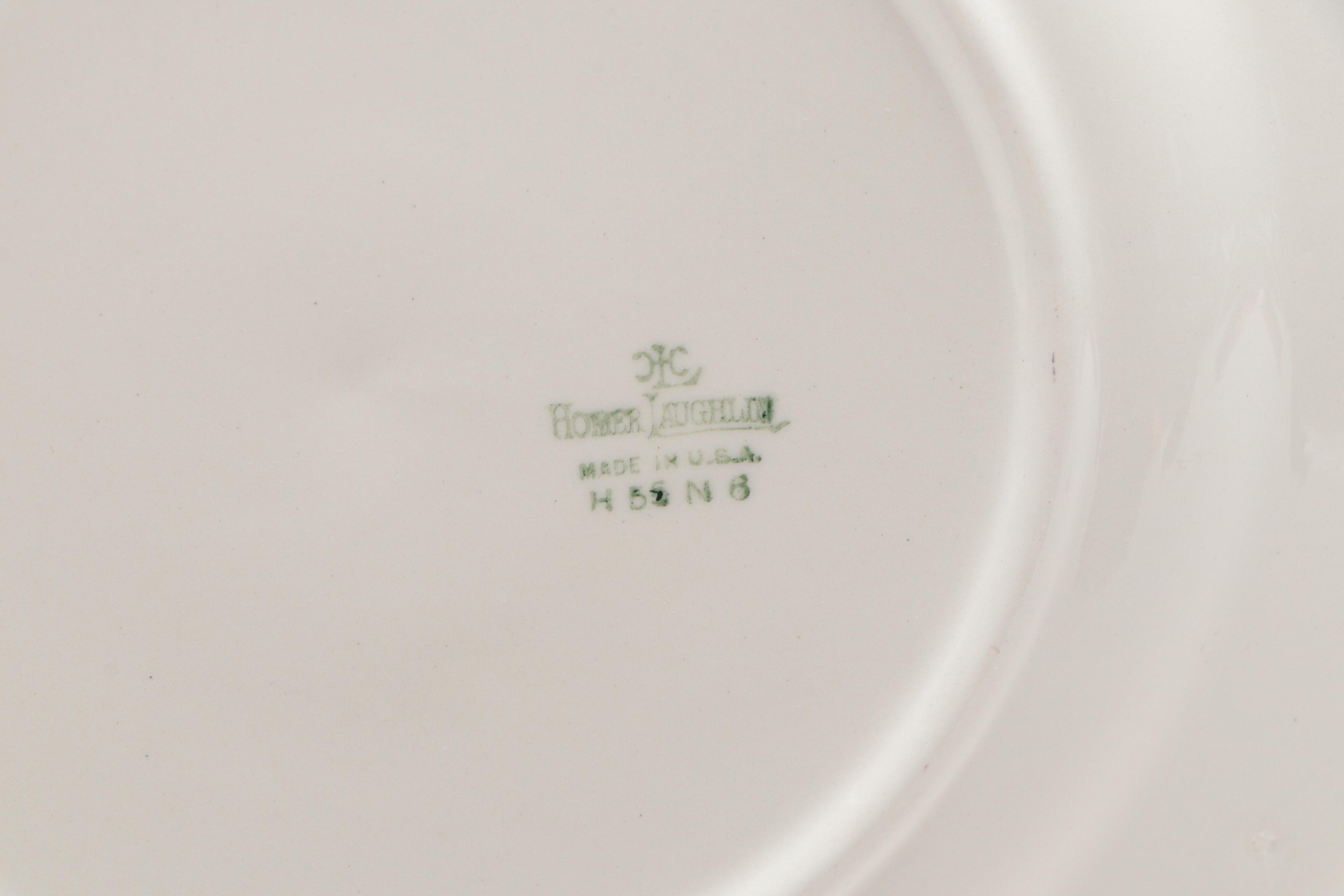 Royal Staffordshire Ceramic Calendar Plate with More Ceramic Souvenir Plates