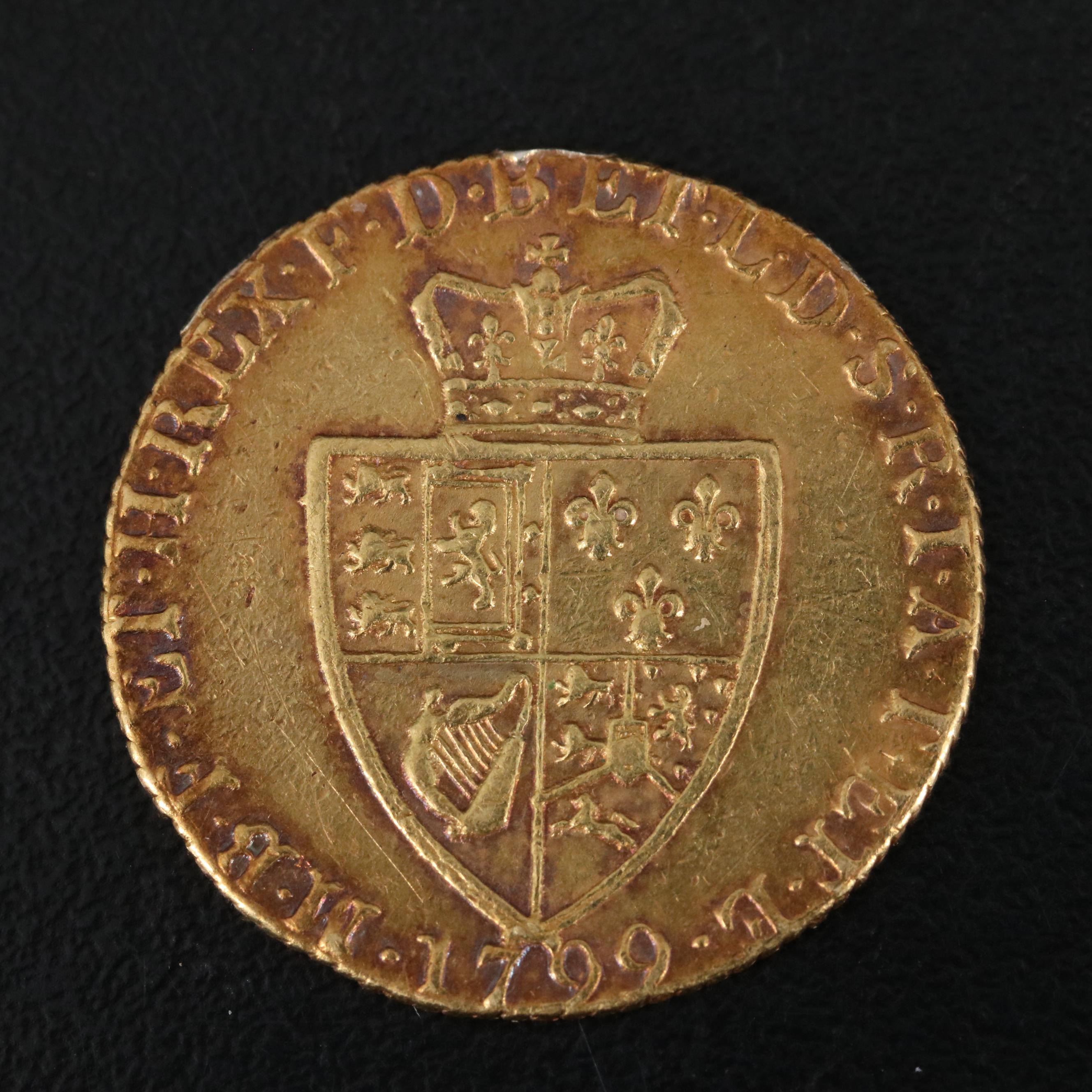 1799 Great Britain George III Guinea Gold Coin