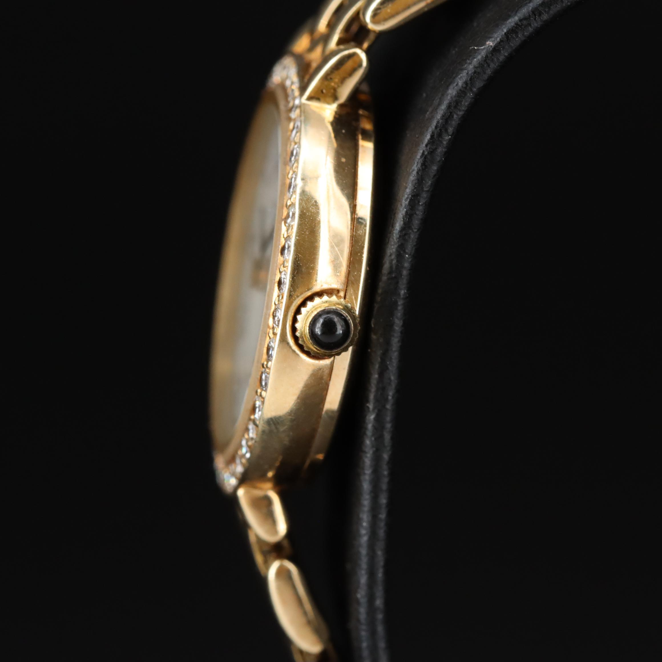 Tiffany & Co. Waldan Creation Diamond Set 14K Gold Watch