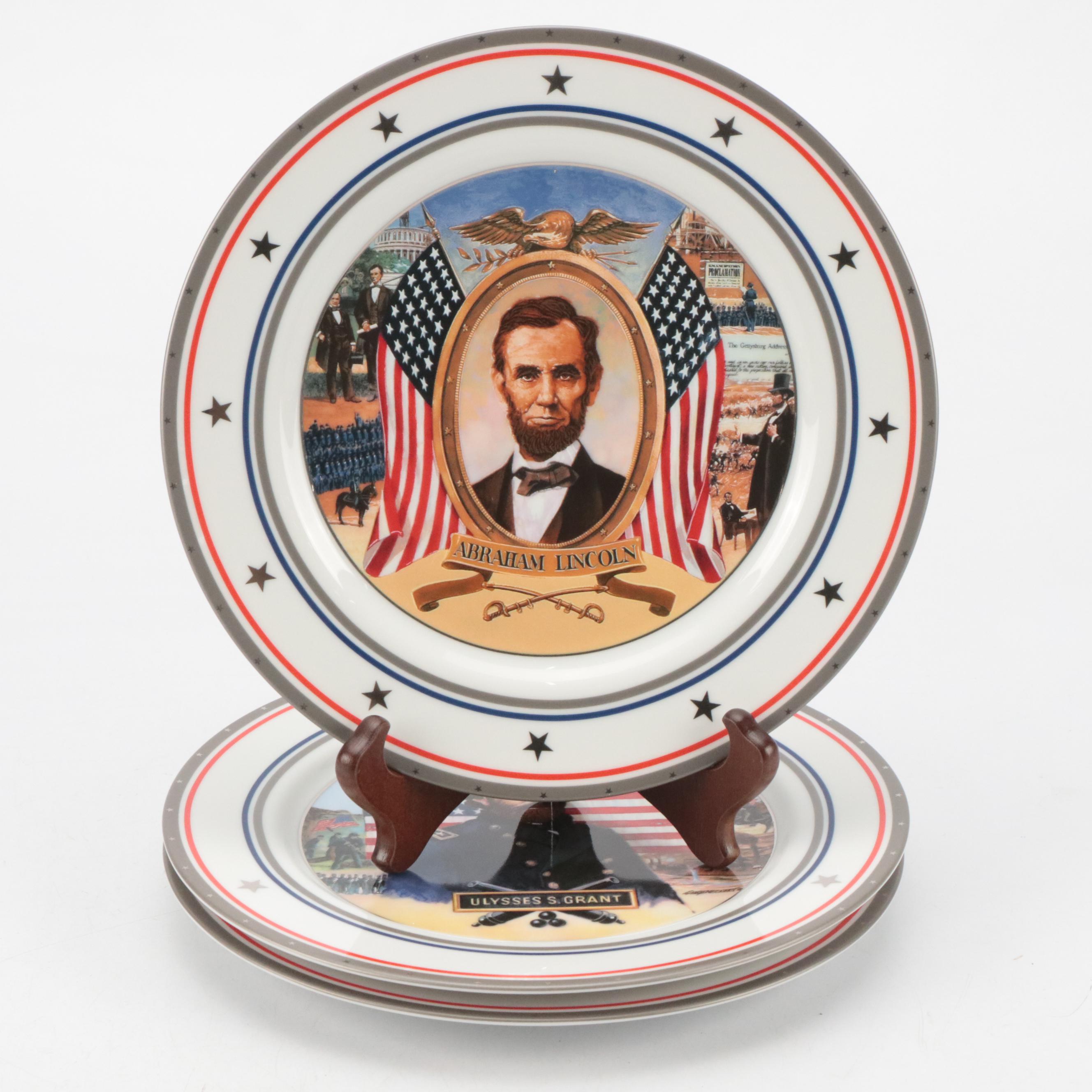 Anheuser-Busch Civil War Series Abraham Lincoln and More Collector Plates