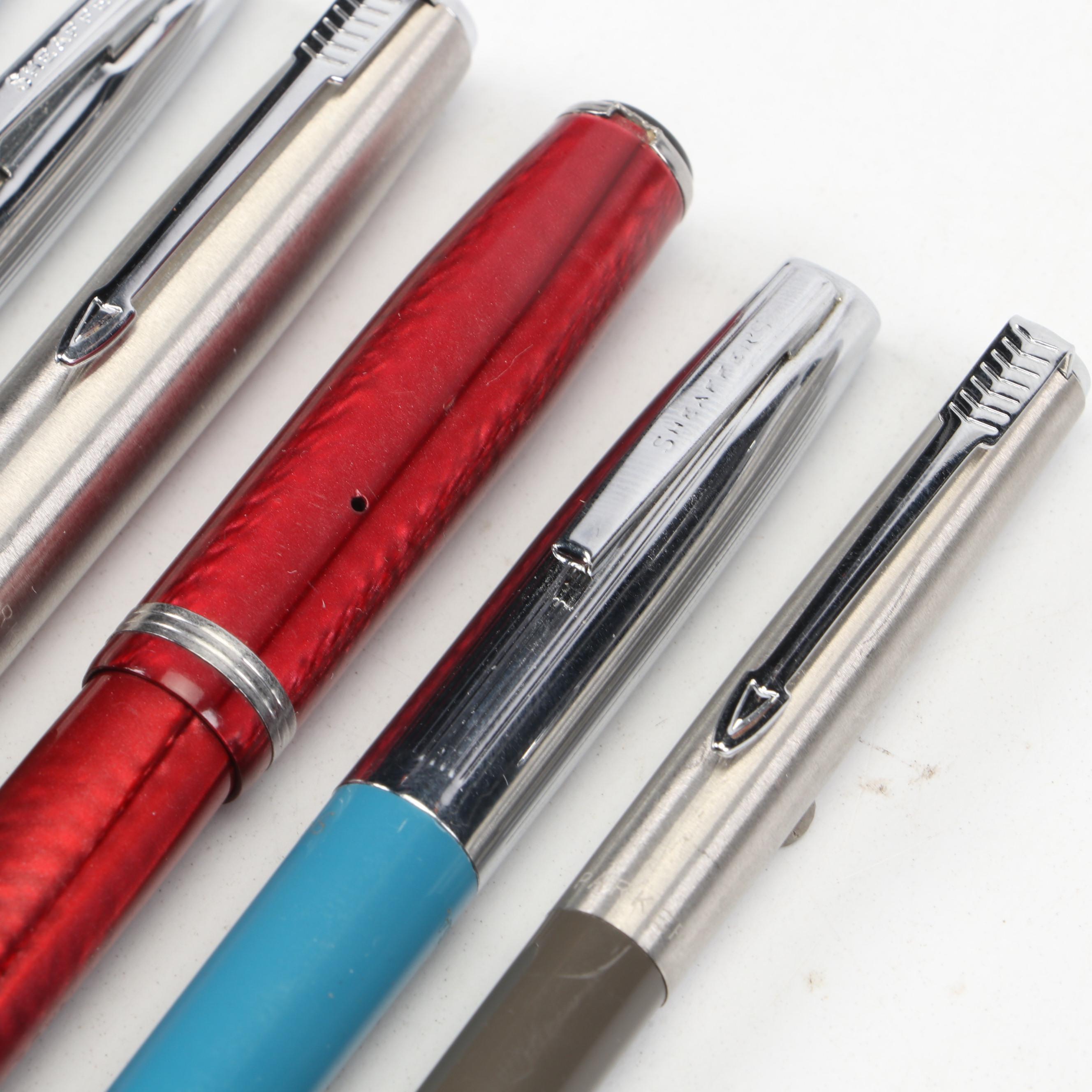 Parker "Parker 21" Fountain Pen Set with Esterbrook and Sheaffer Pens