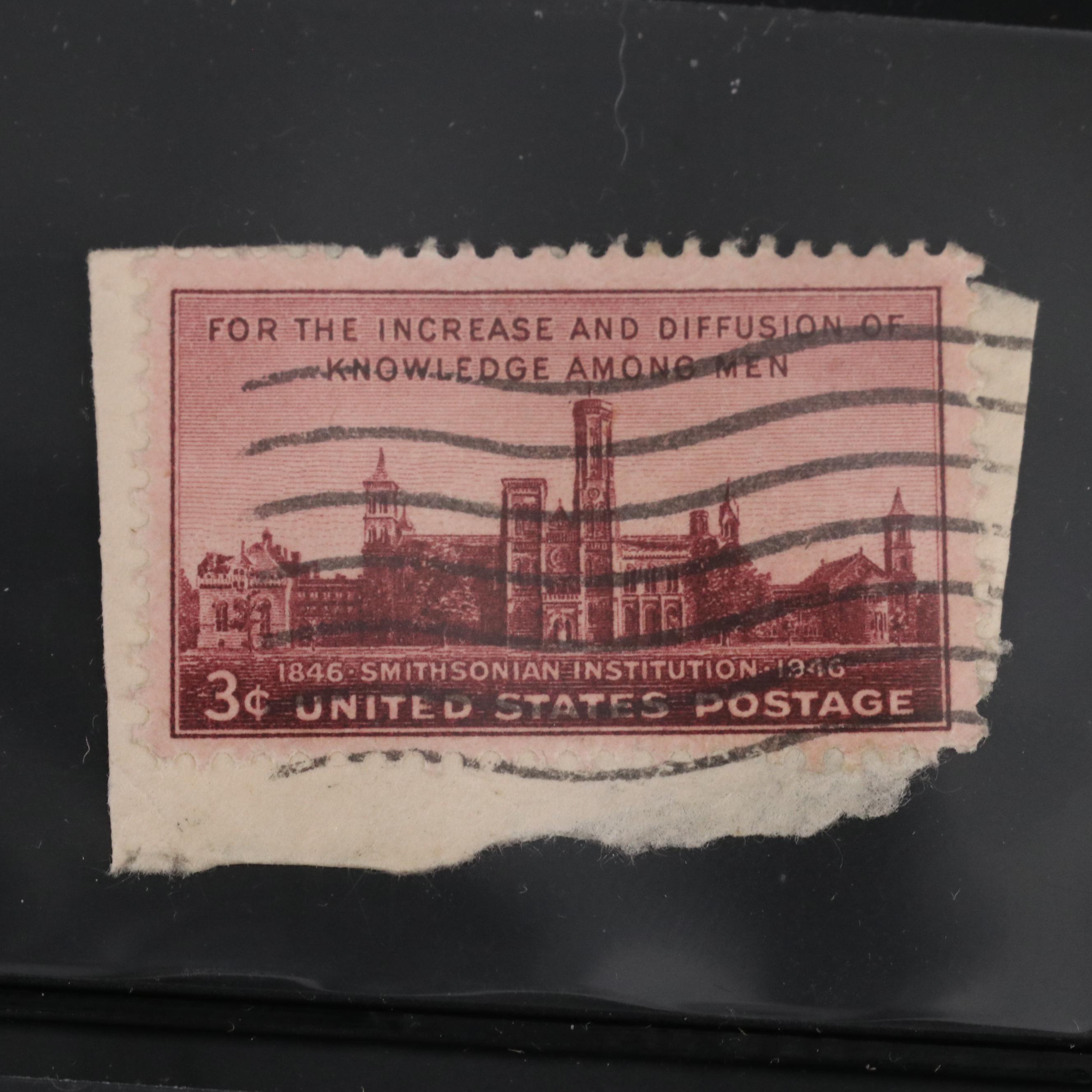 Collection of Used United States and World Stamps and 9 U.S. Quarter Proofs