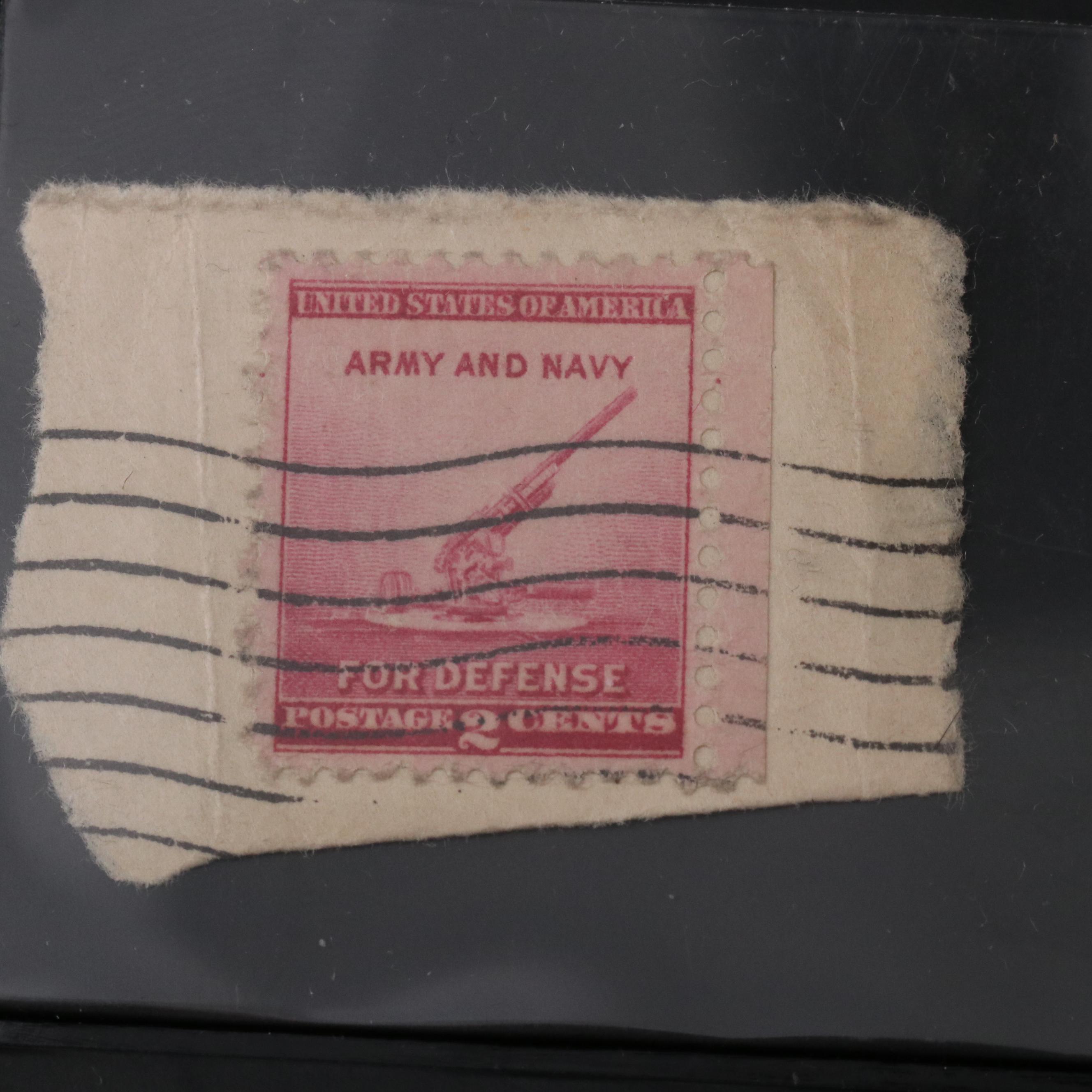 Collection of Used United States and World Stamps and 9 U.S. Quarter Proofs