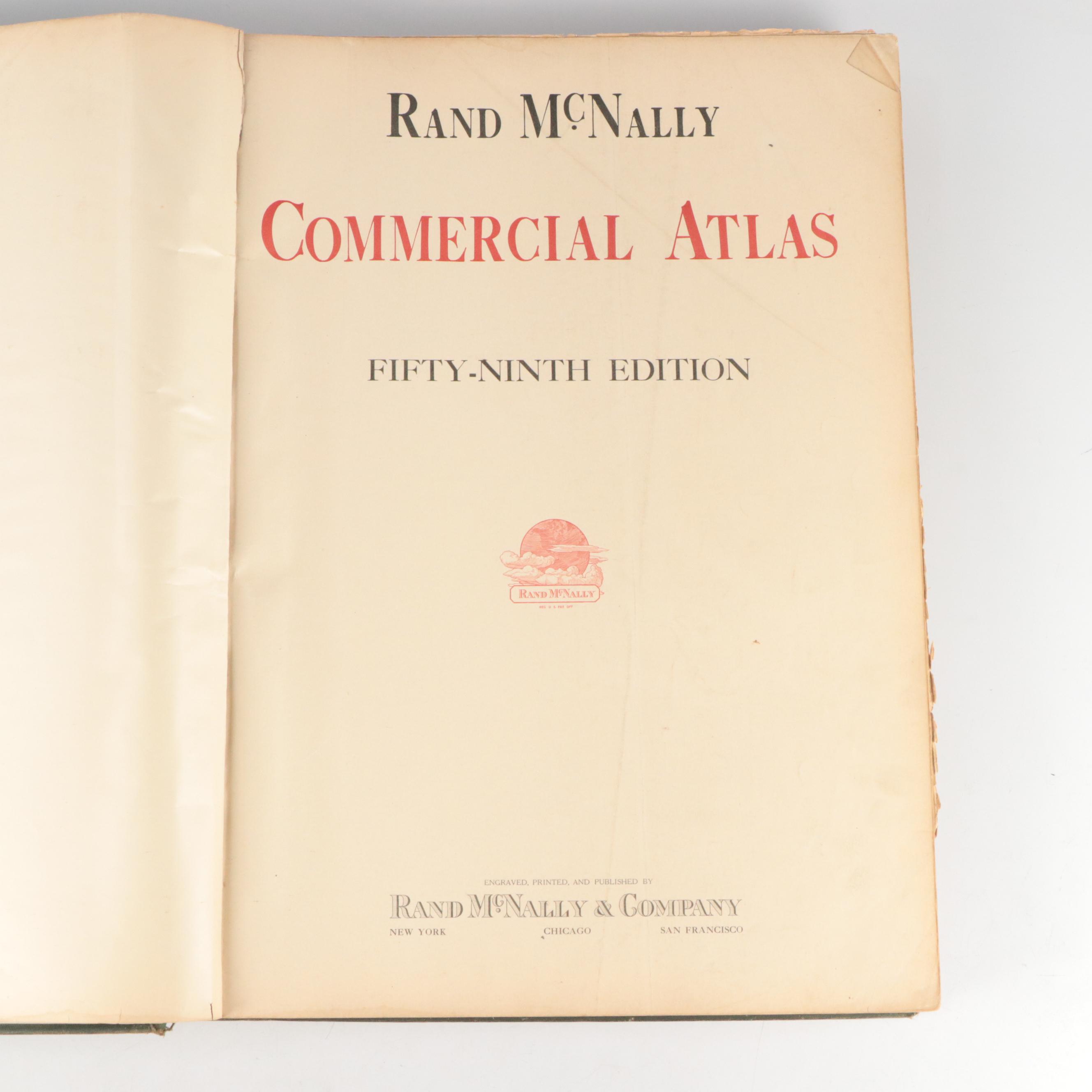 Special College Edition "Hammond's Standard Atlas And Gazetteer" and Other Atlas