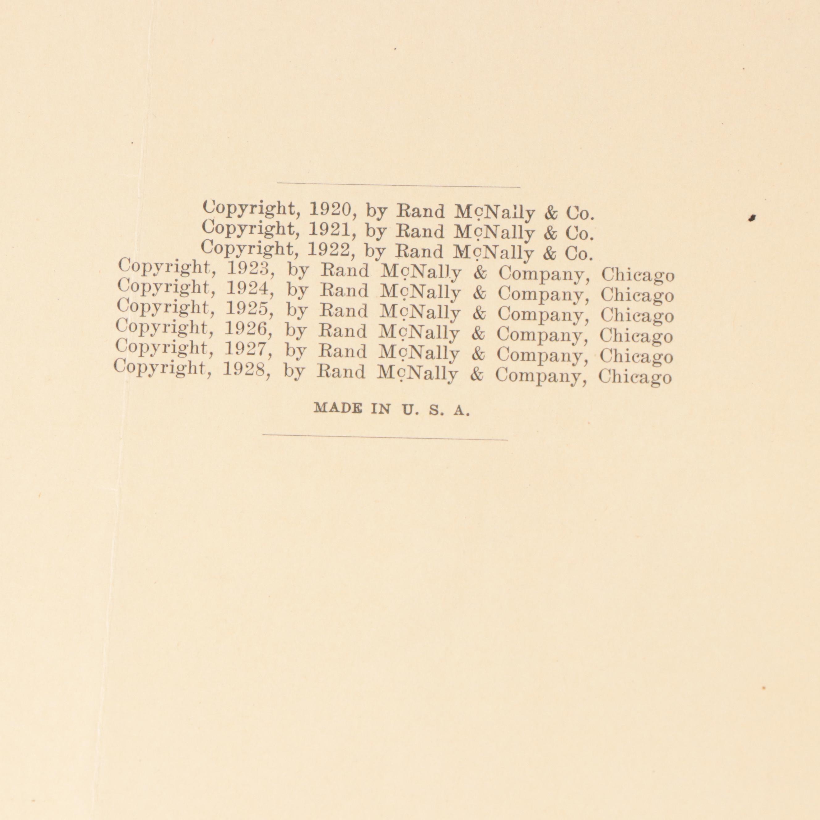 Special College Edition "Hammond's Standard Atlas And Gazetteer" and Other Atlas