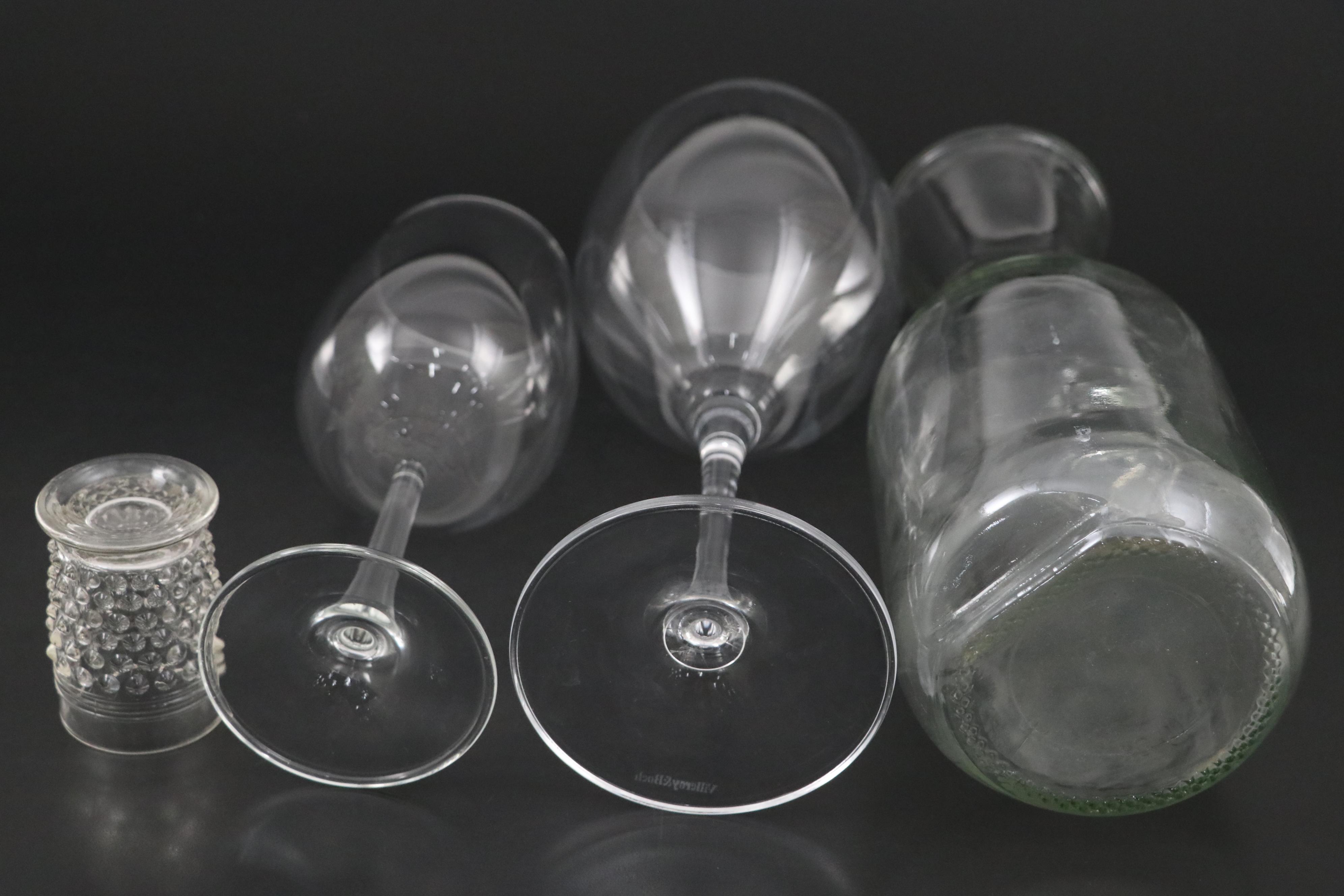 Villeroy & Boch Glass Wine Glasses with Owens-Illinois Glass Carafe and More