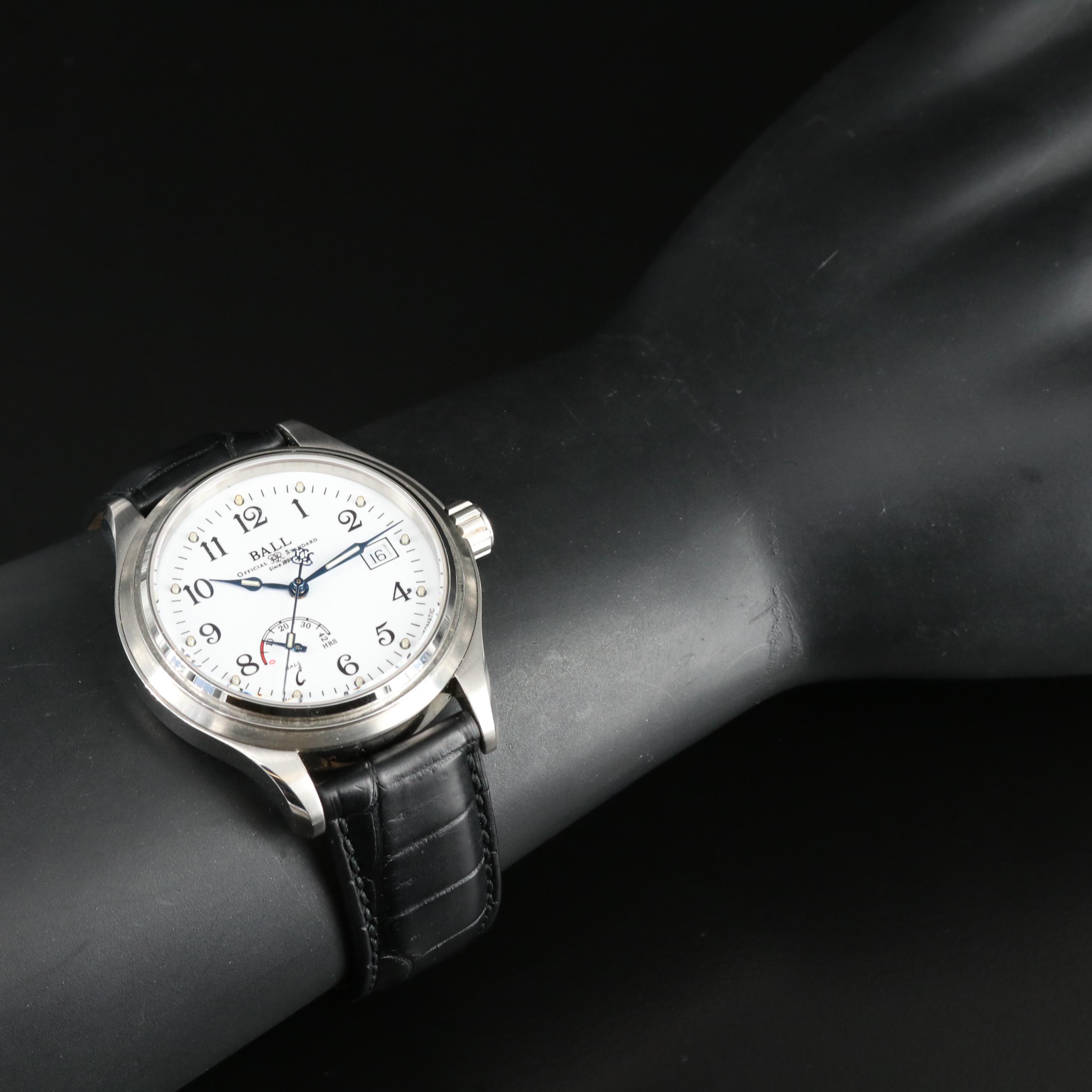 Ball Trainmaster Power Reserve 41mm Steel Watch