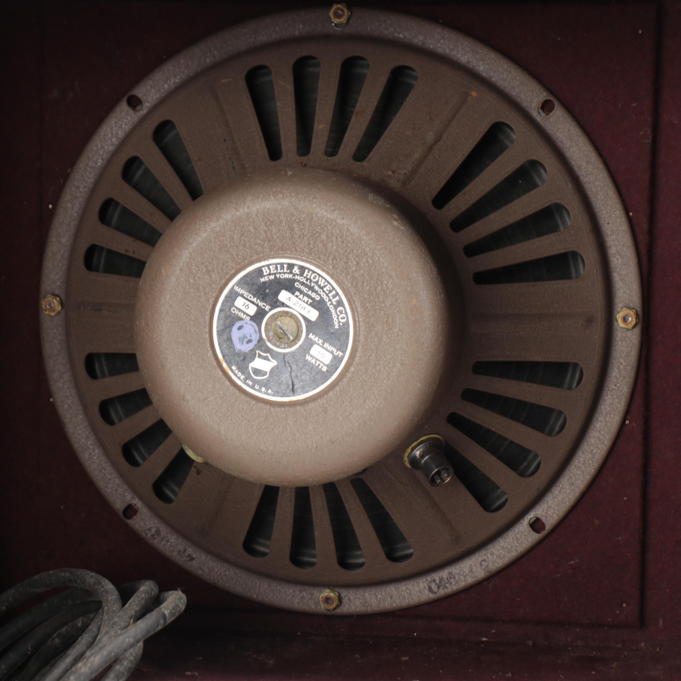 Bell & Howell Filmosound Model C 179 16mm Film Projector with Speaker