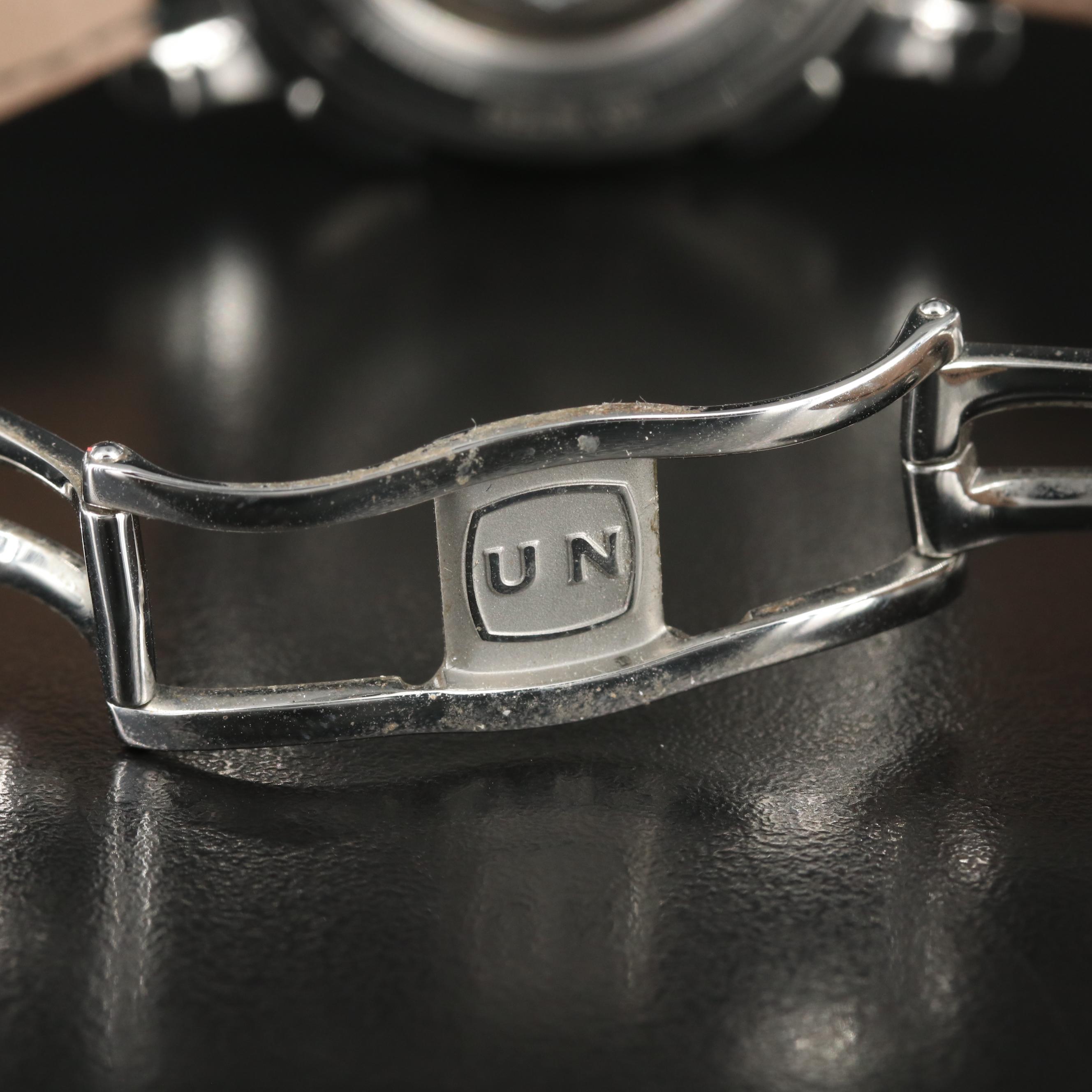 Ulysse Nardin Dual Time GMT 42mm Black Steel Automatic Watch