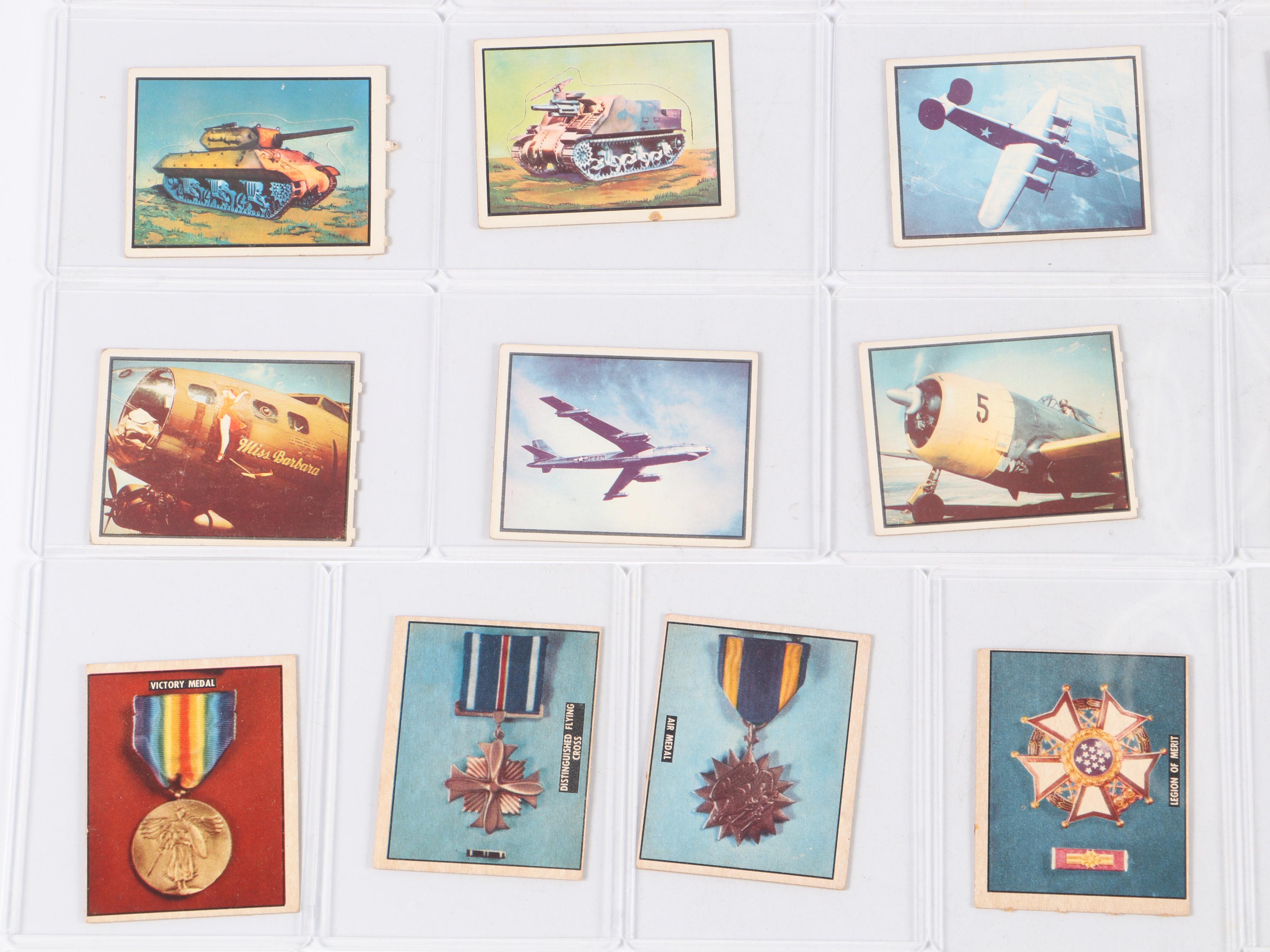 Topps "Freedom's War" Korean War Army Tanks Themed Trading Card Game, 1950s