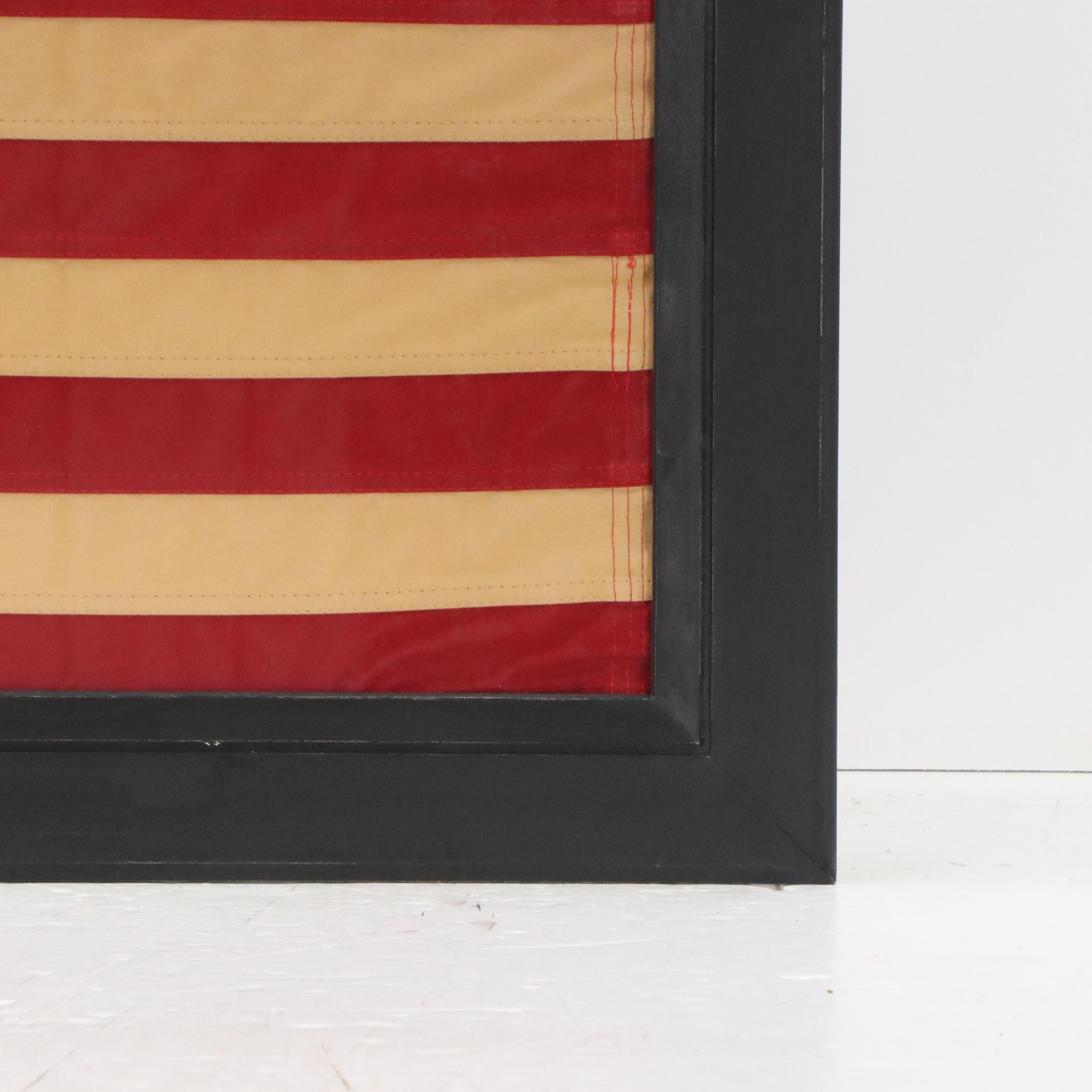 Betsy Ross Type 13 Colonies American Flag in Frame