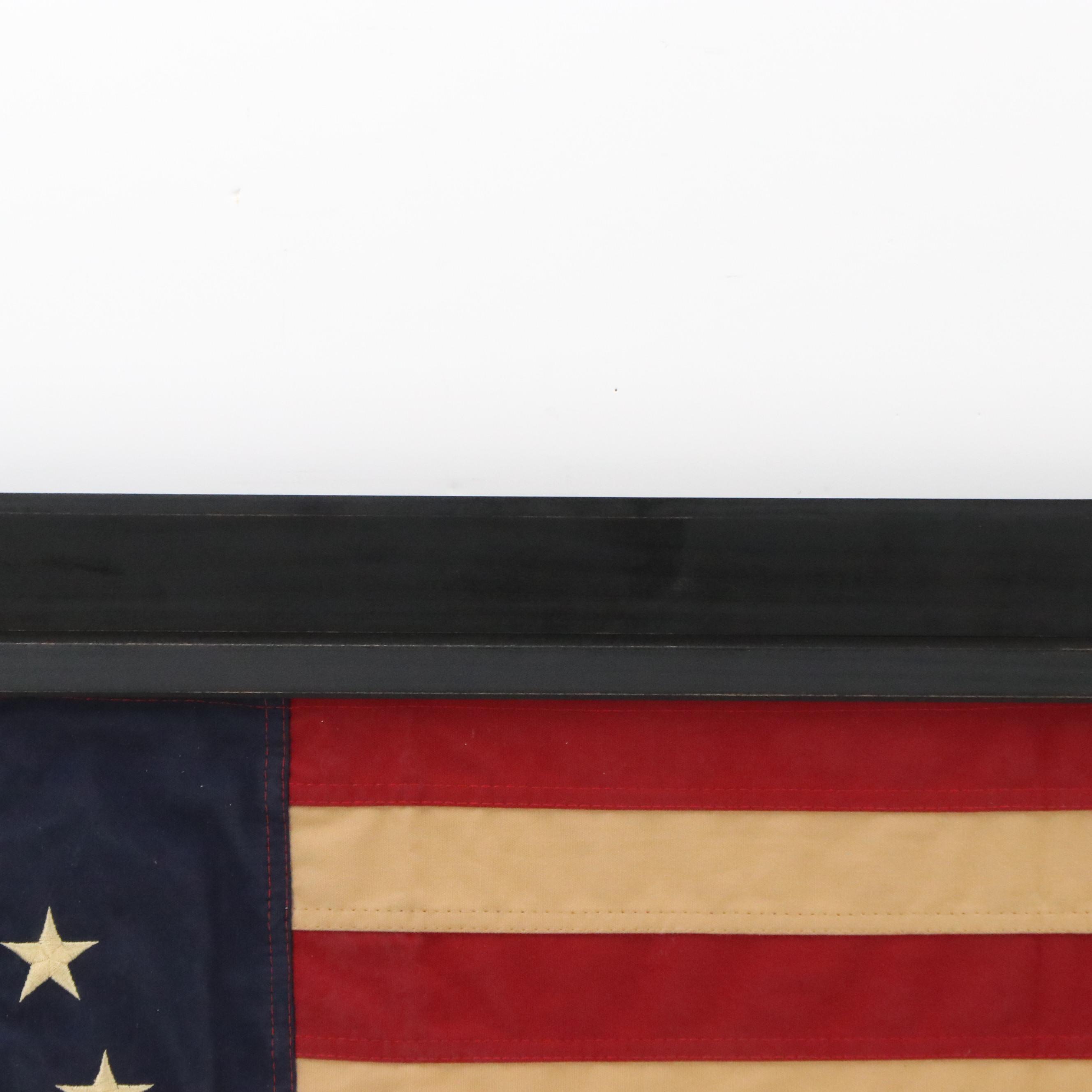 Betsy Ross Type 13 Colonies American Flag in Frame