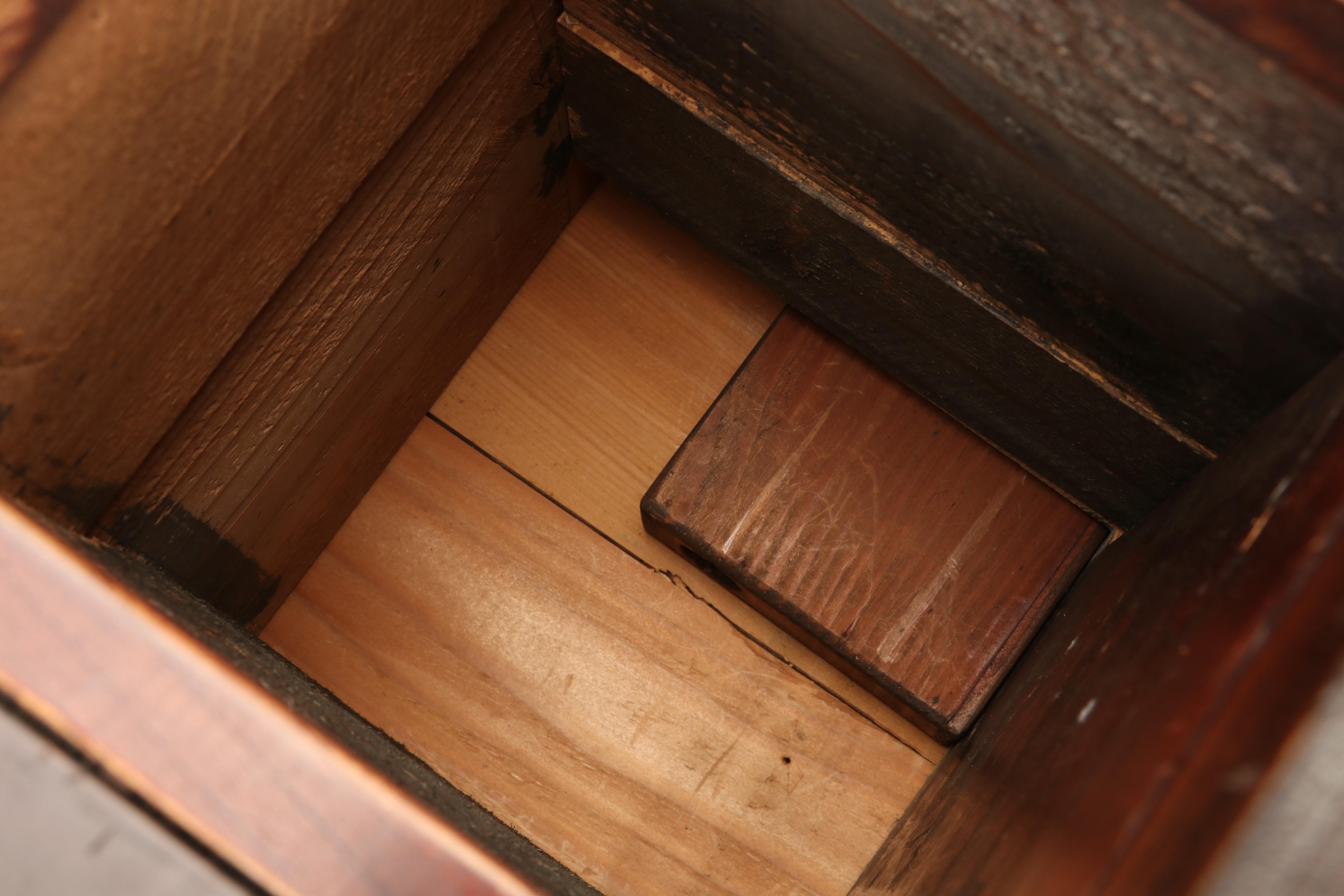 Japanese Metal-Bound Wood Funa Dansu, Edo Period