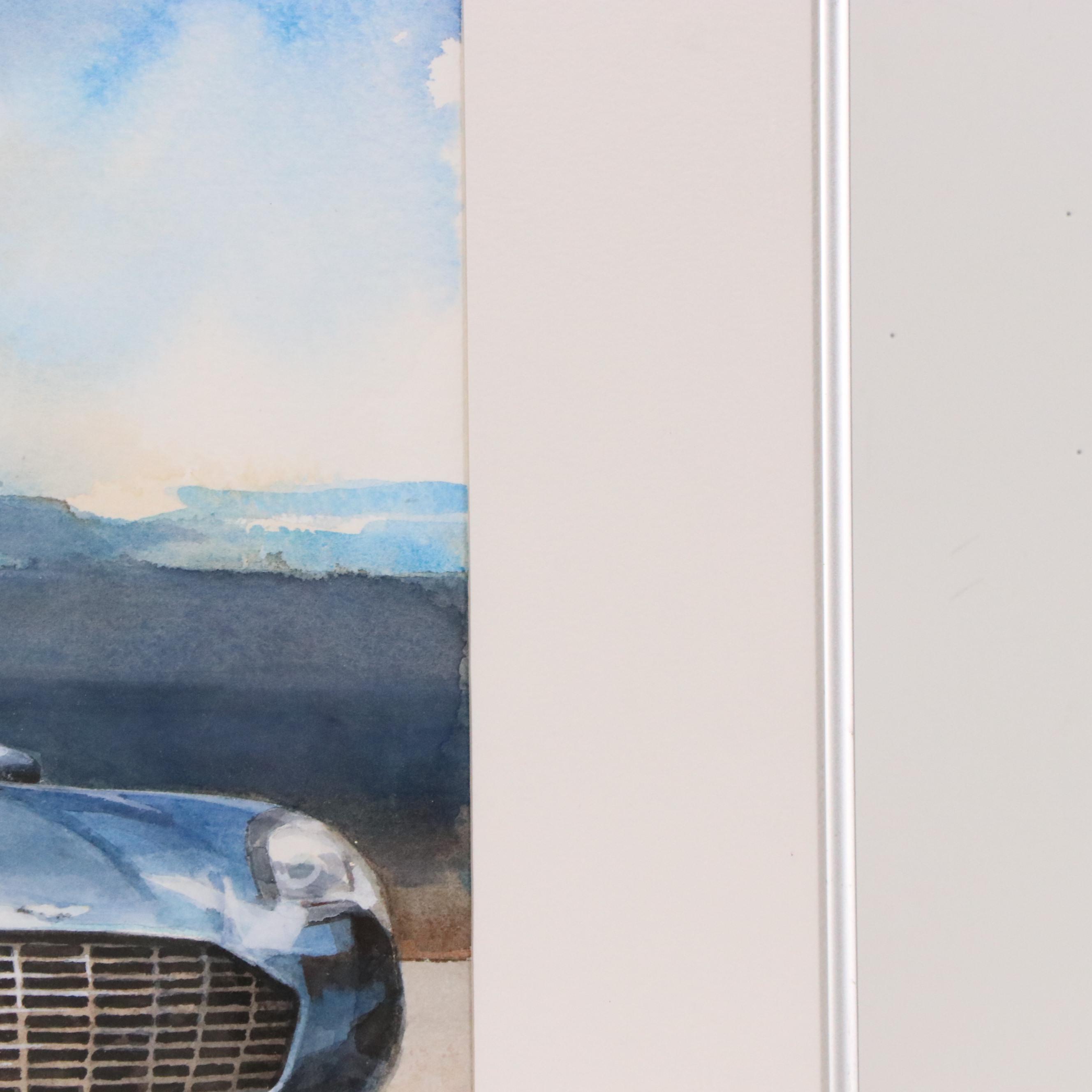 Bill Neale Watercolor Painting "Aston Martin One-77," 2009