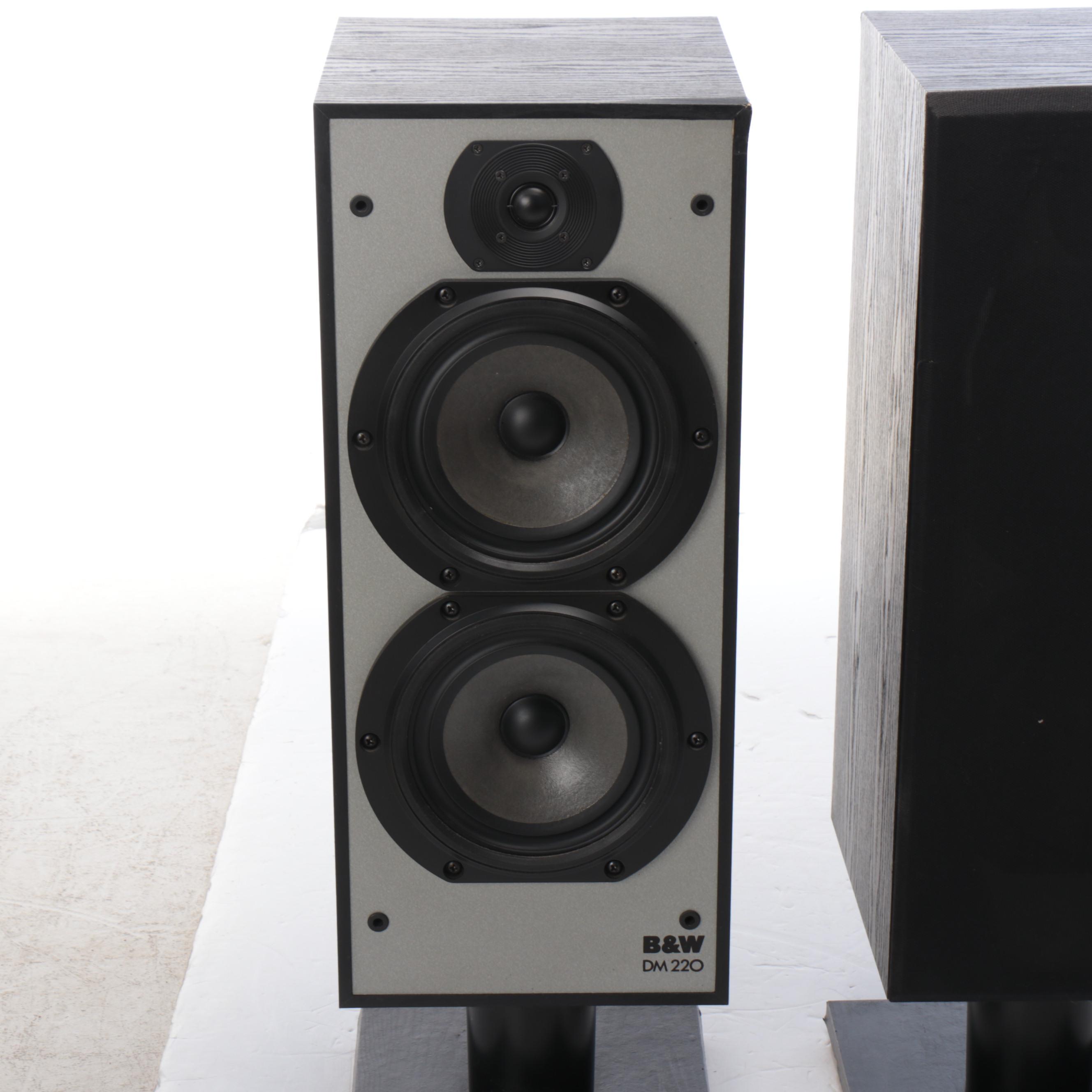 Bowers & Wilkins DM220 Floor Standing Loudspeakers, Late 20th Century