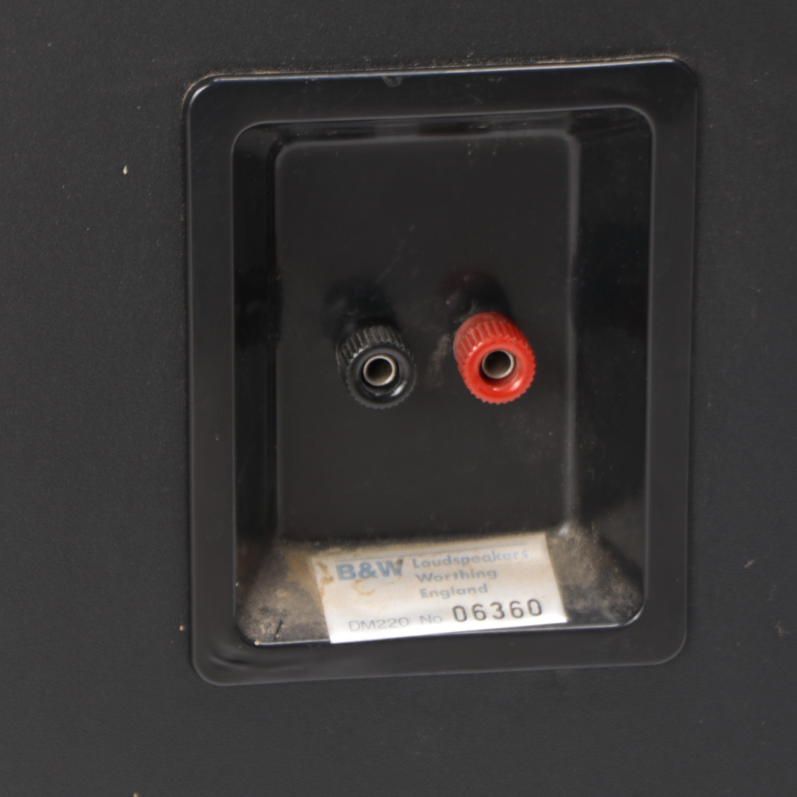 Bowers & Wilkins DM220 Floor Standing Loudspeakers, Late 20th Century