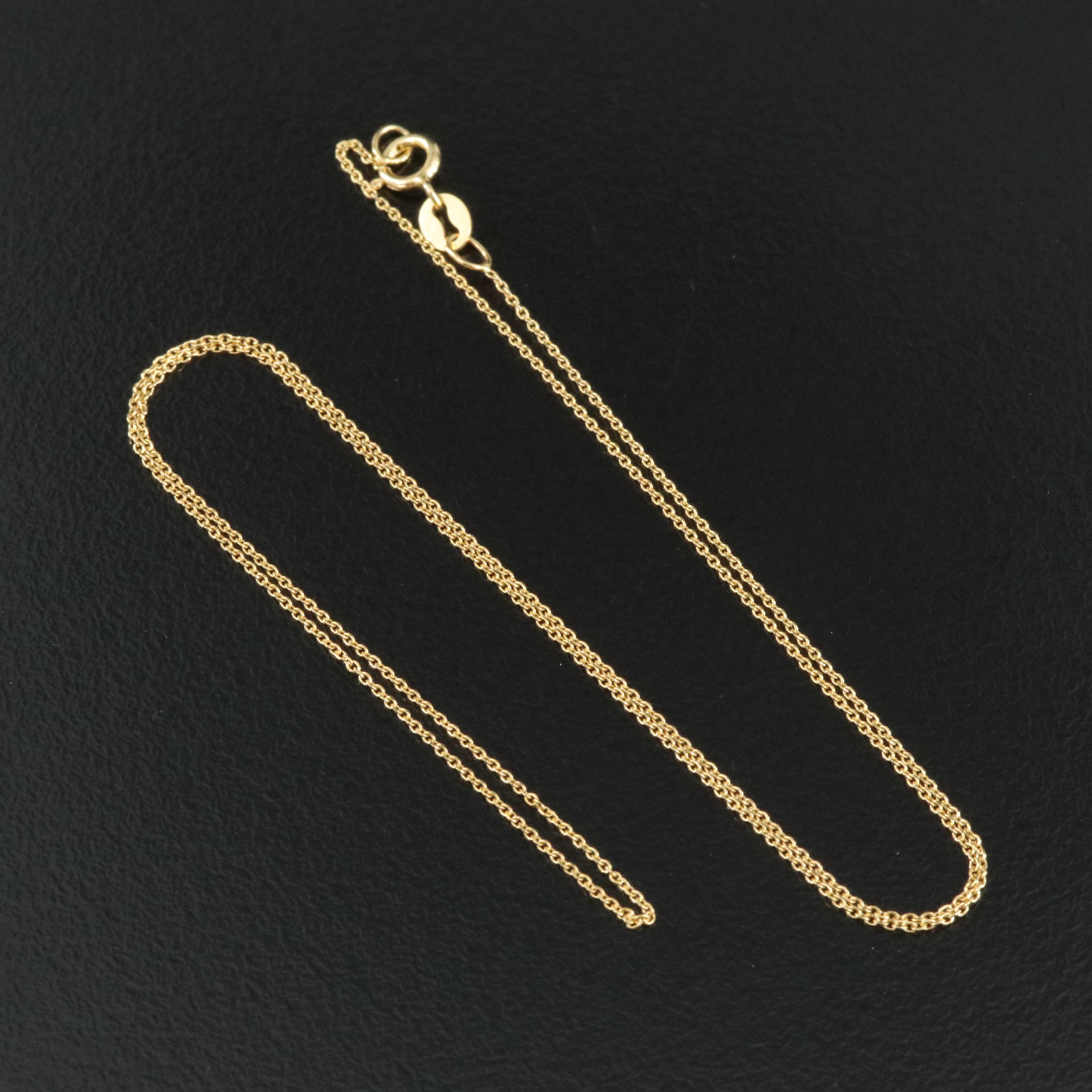 10K Cable Chain Necklace