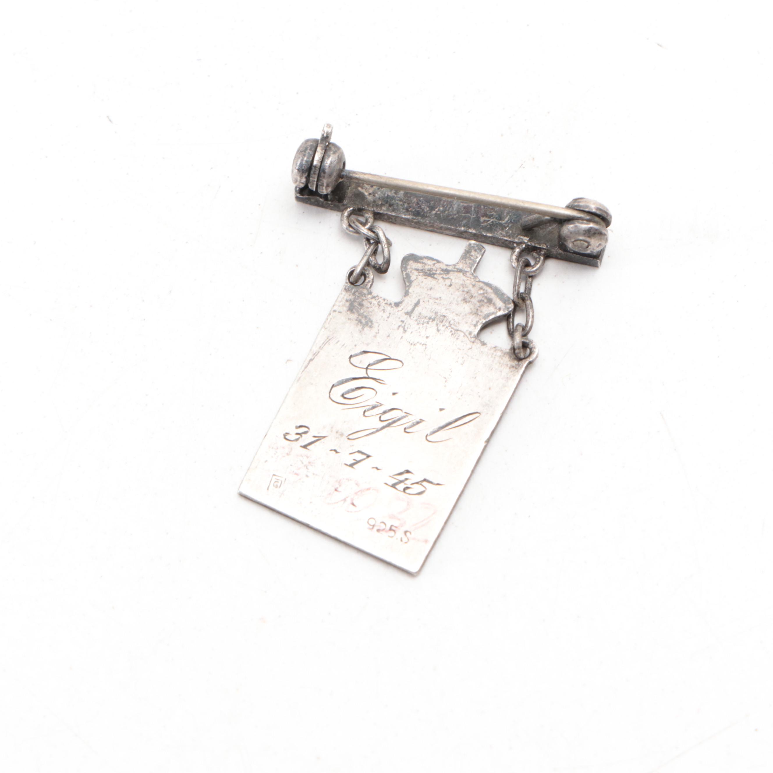 World War II Era Sterling Combat Infantry Badge, Marksman Badge and More