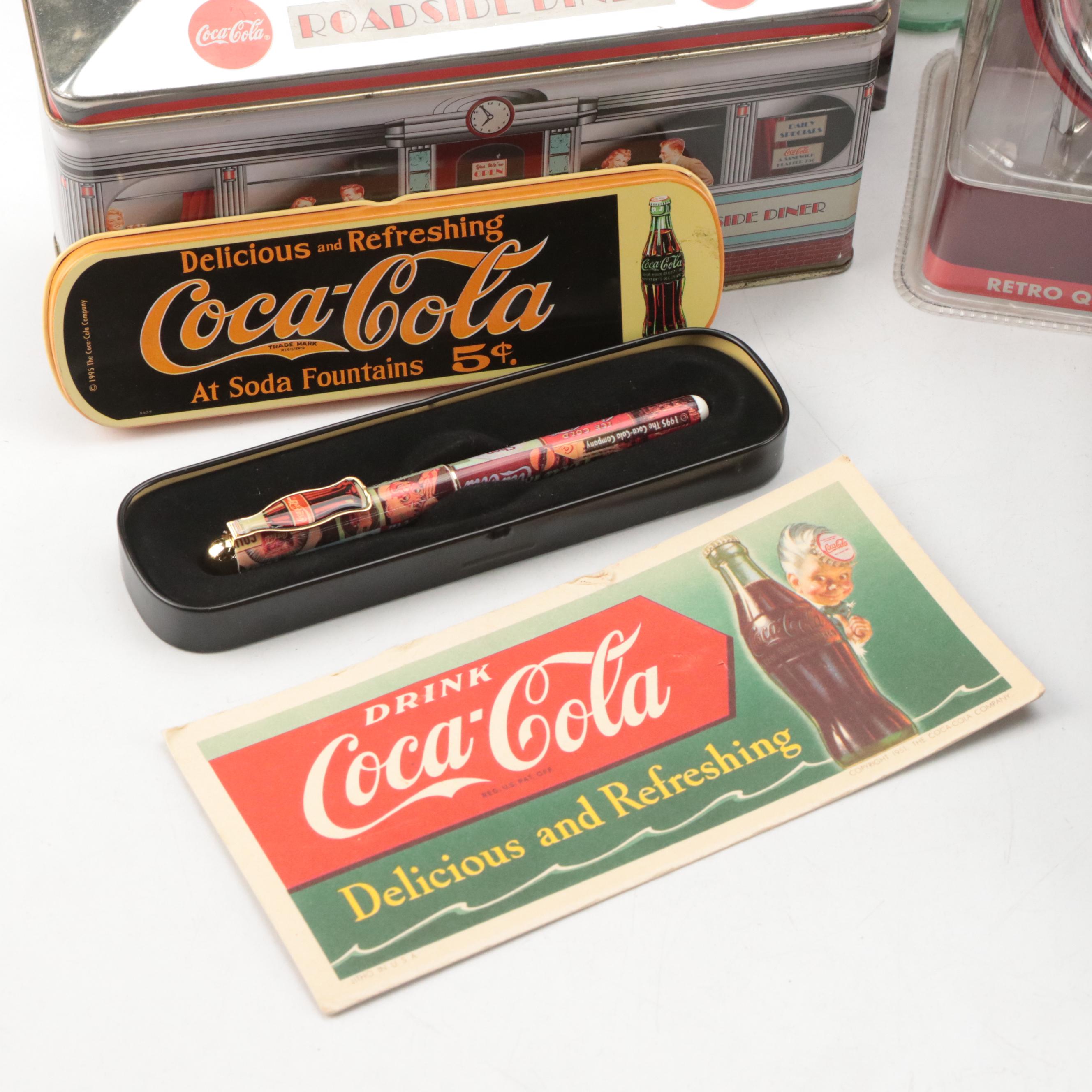 Coca-Cola Advertising Tin Boxes, Shirt, Puzzle and More