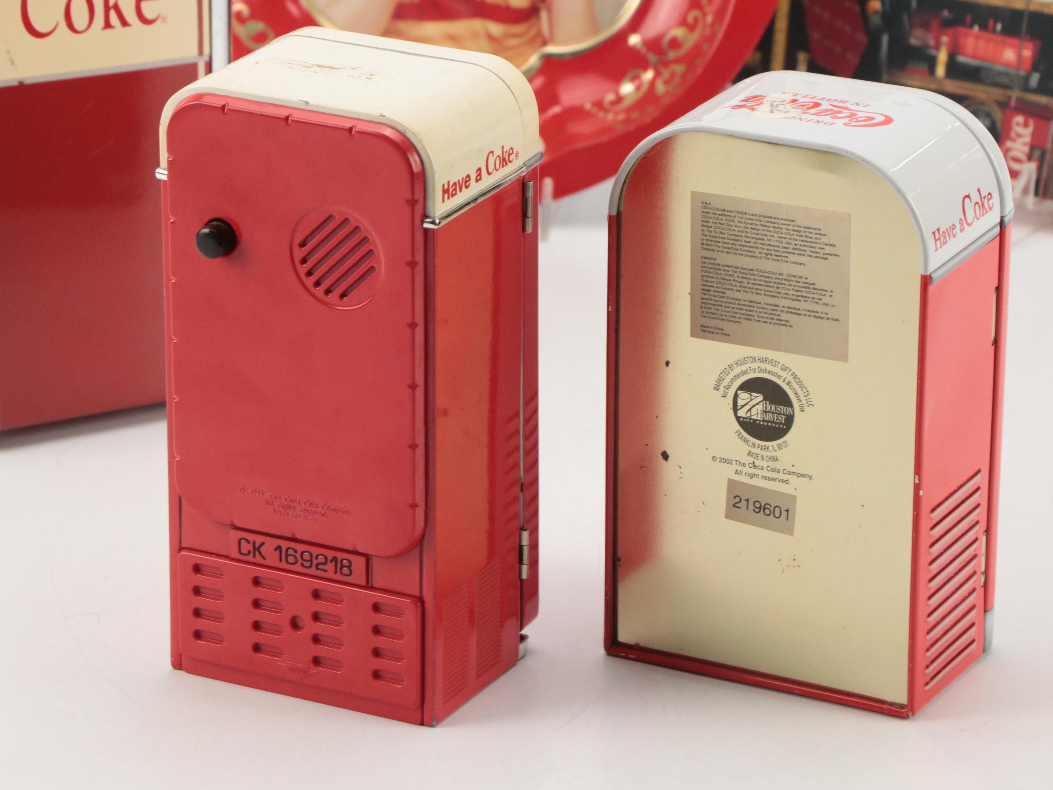 Coca-Cola Advertising Tin Boxes, Shirt, Puzzle and More