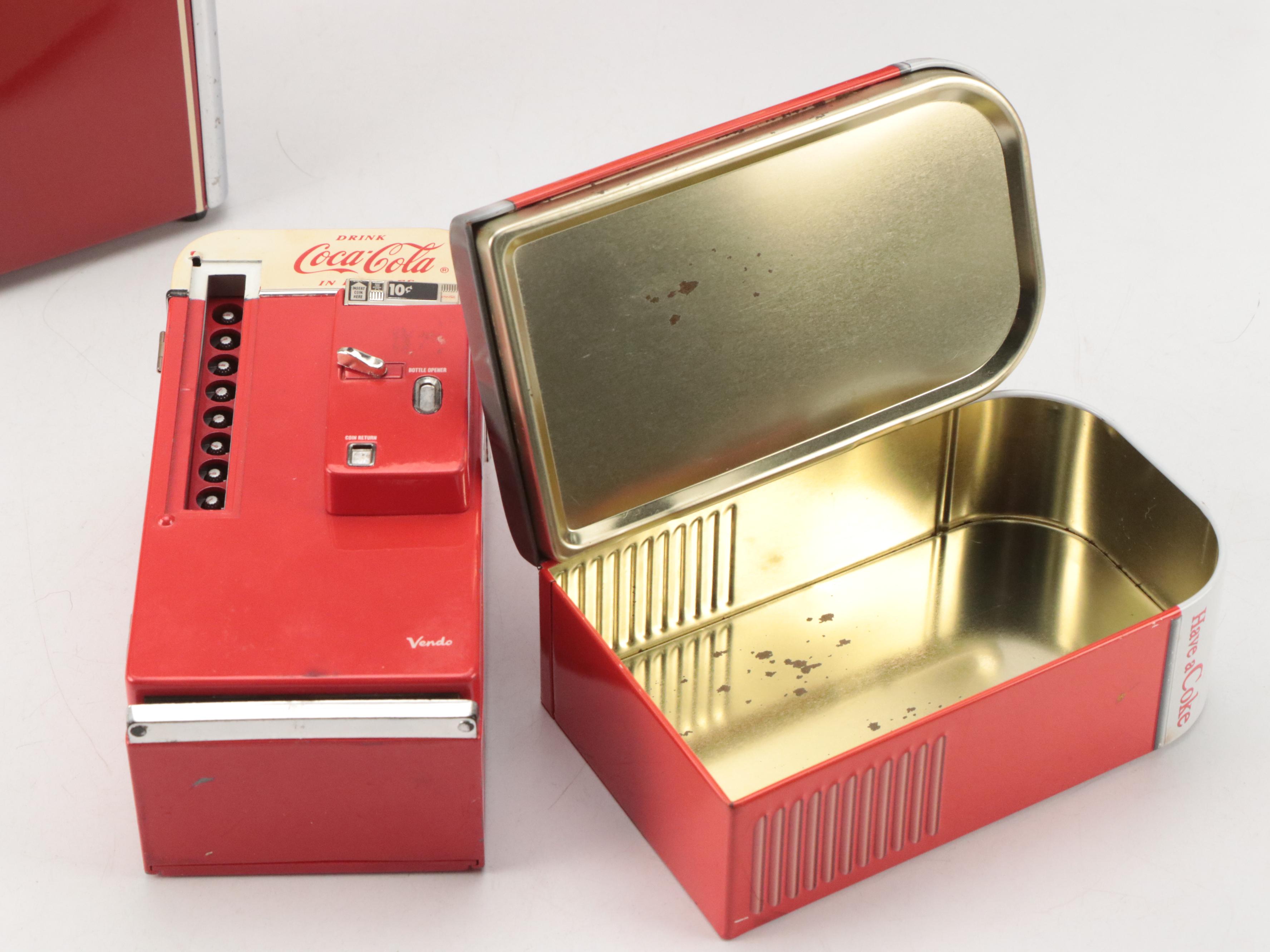 Coca-Cola Advertising Tin Boxes, Shirt, Puzzle and More