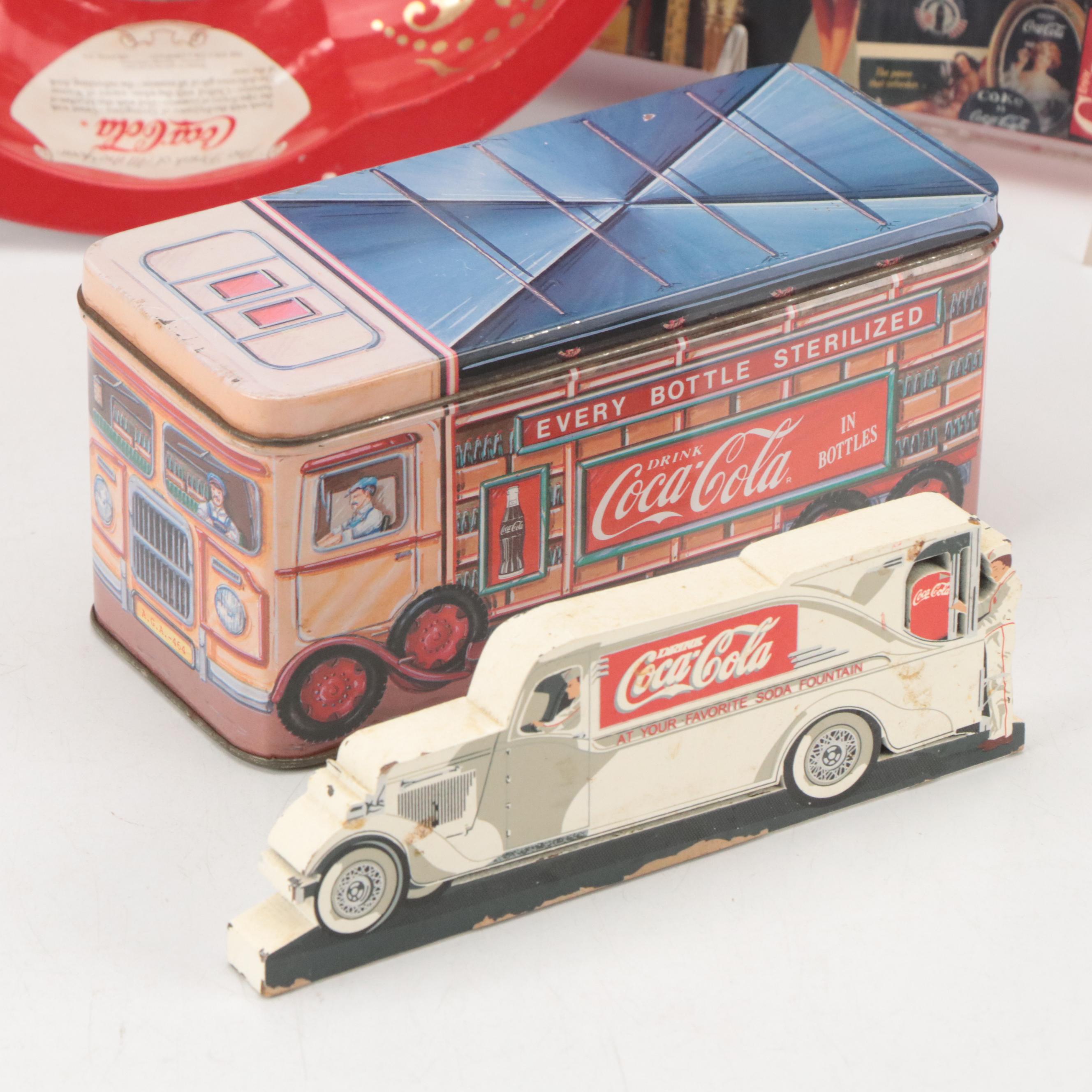 Coca-Cola Advertising Tin Boxes, Shirt, Puzzle and More