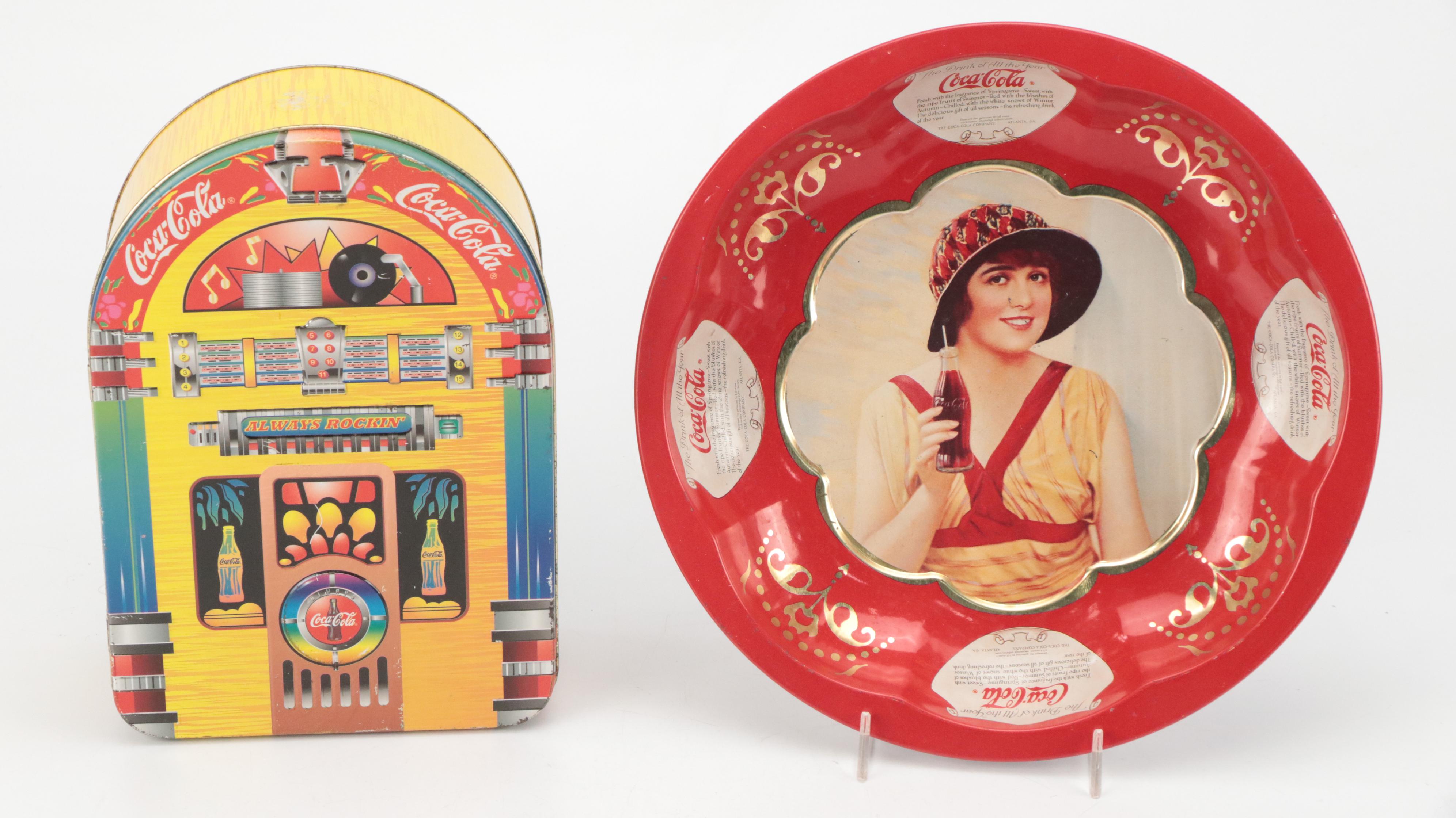 Coca-Cola Advertising Tin Boxes, Shirt, Puzzle and More