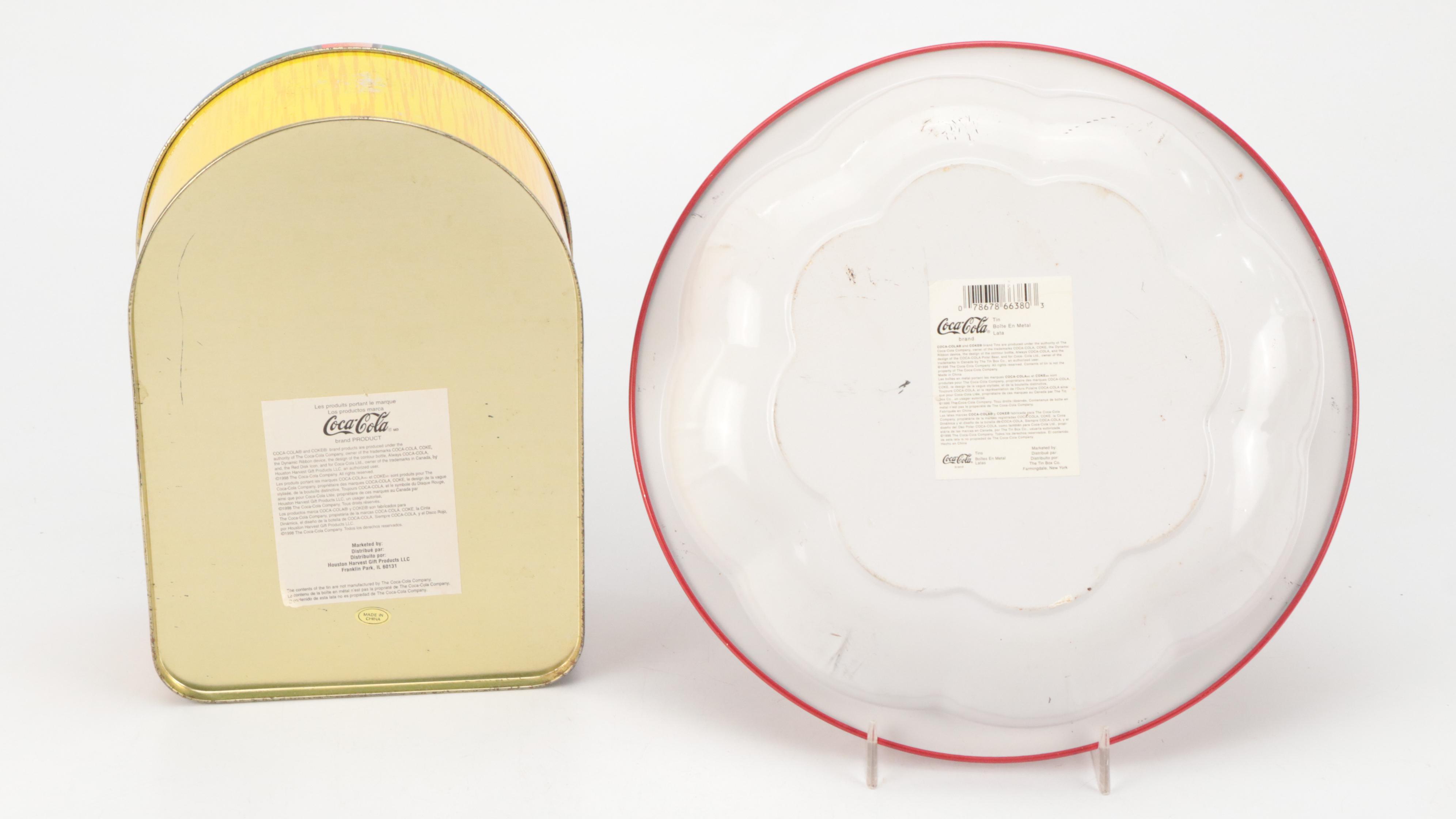 Coca-Cola Advertising Tin Boxes, Shirt, Puzzle and More