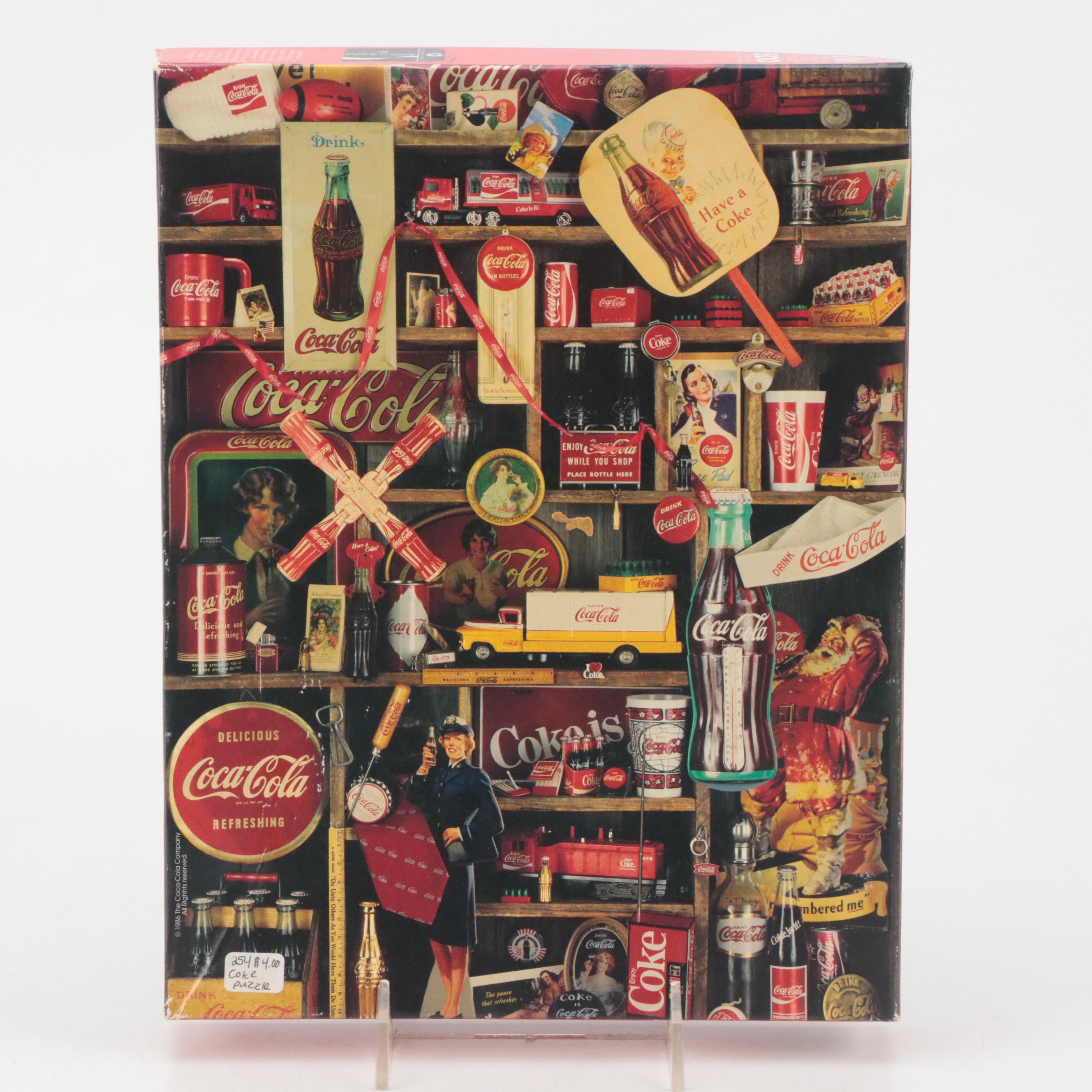 Coca-Cola Advertising Tin Boxes, Shirt, Puzzle and More