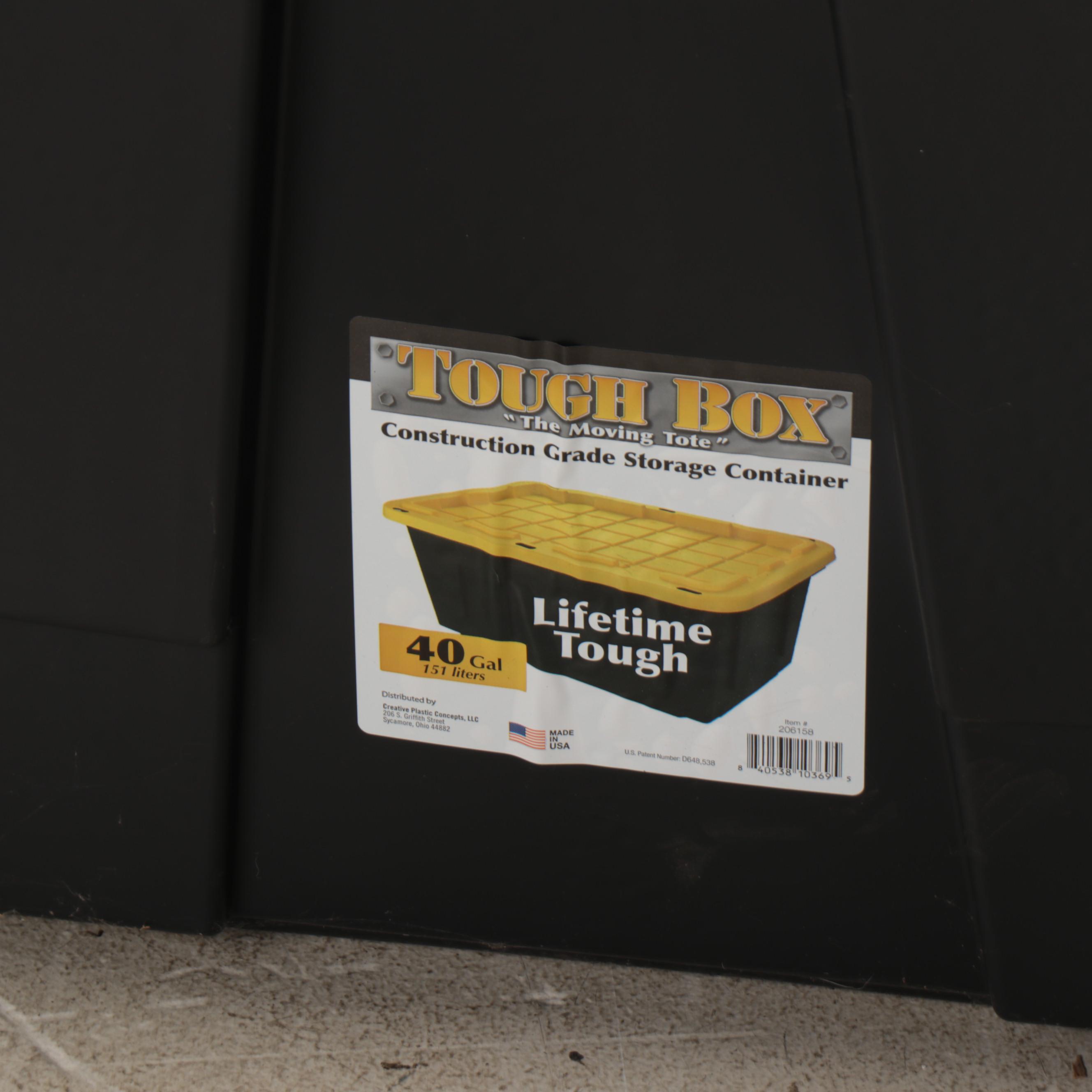 Tough Box Plastic Tubs