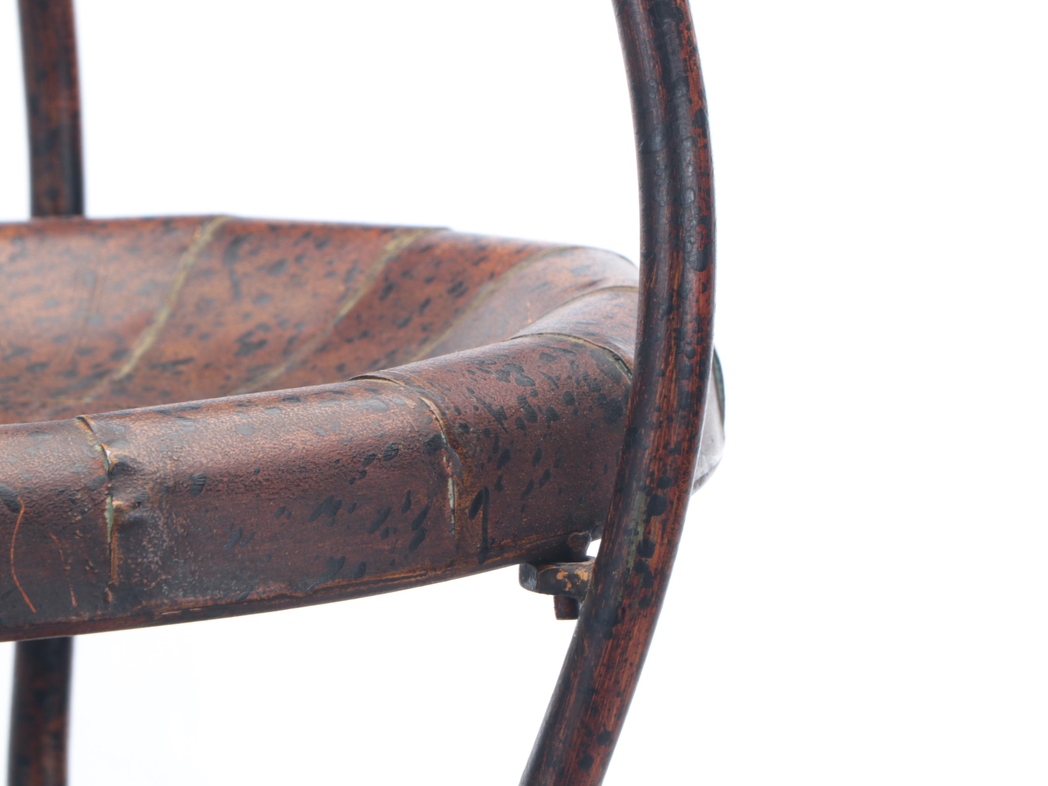 Scrolled Metal Three-Tier Stand