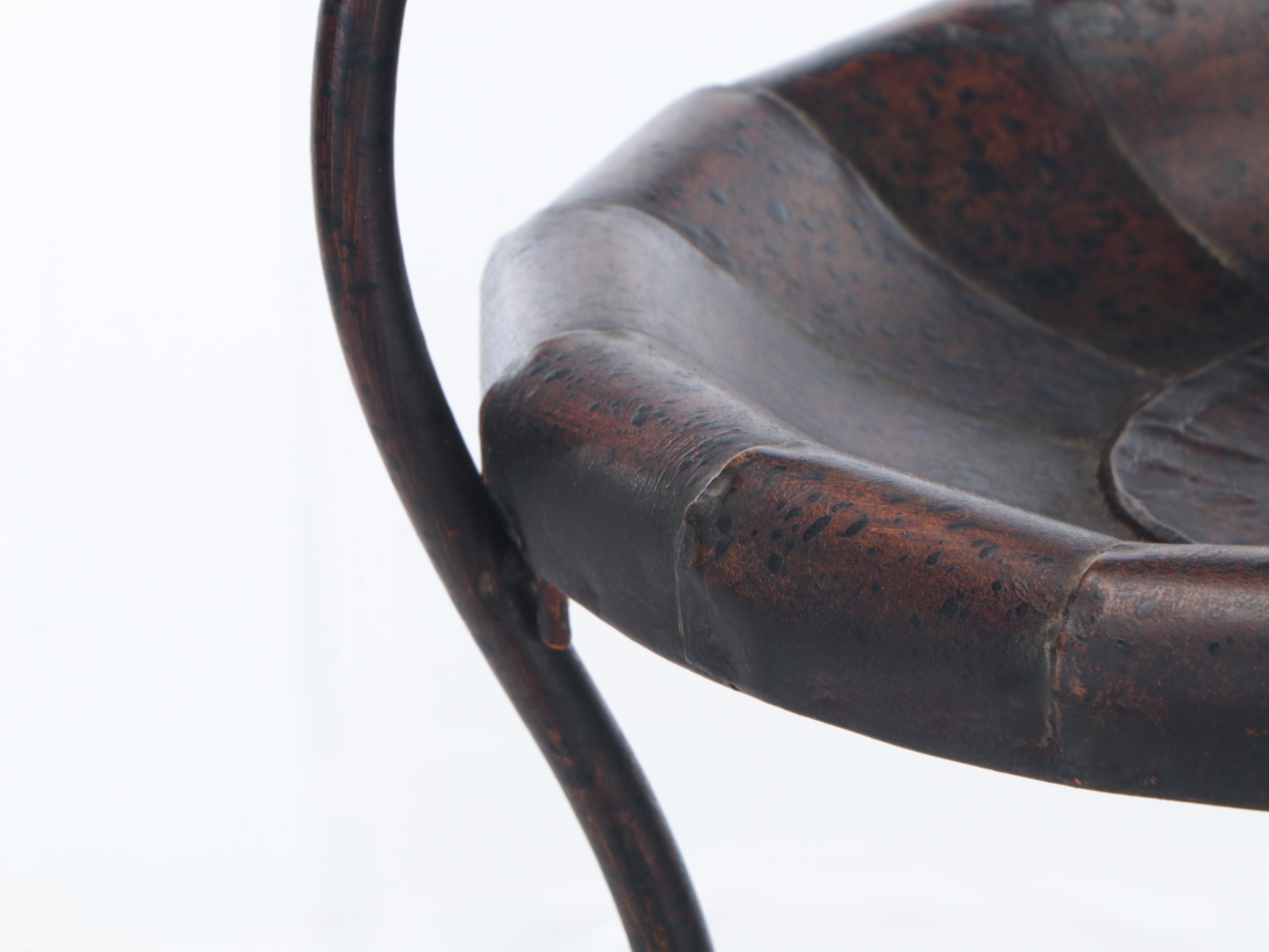 Scrolled Metal Three-Tier Stand