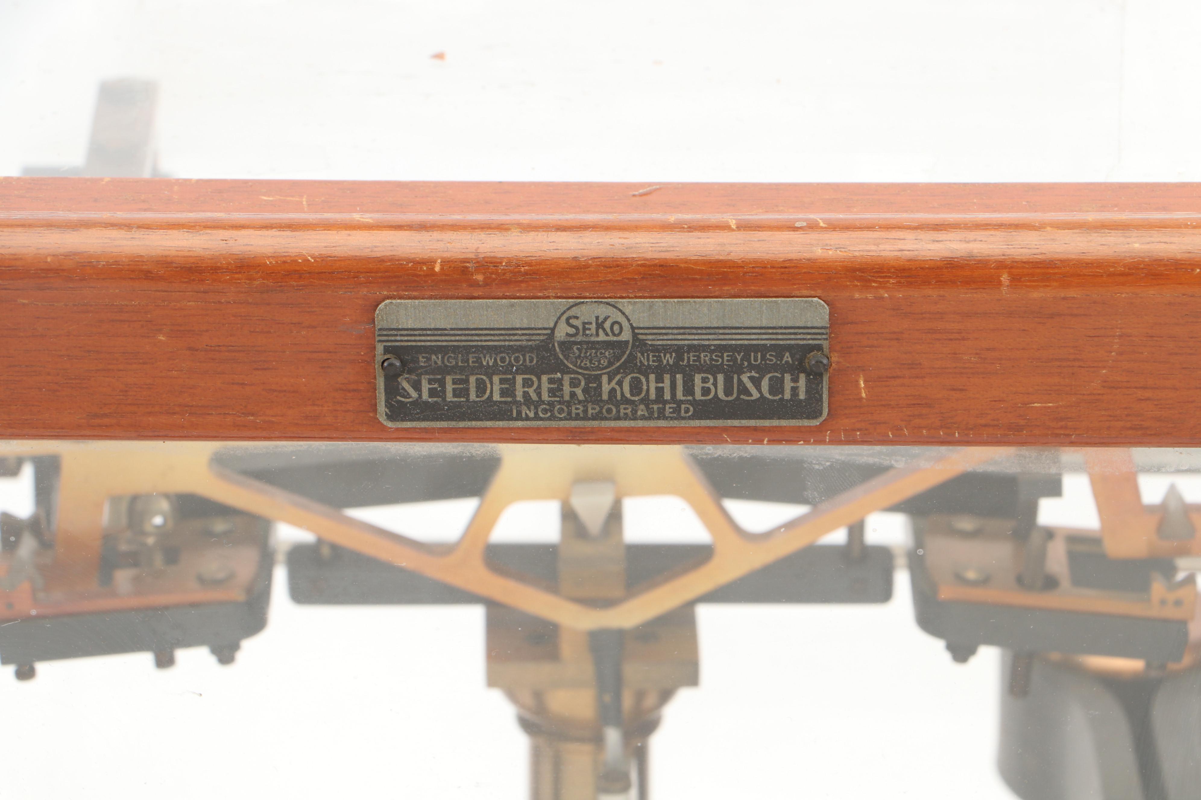 Seederer-Kohlbusch Scientific Balance Scale, Early to Mid-20th Century