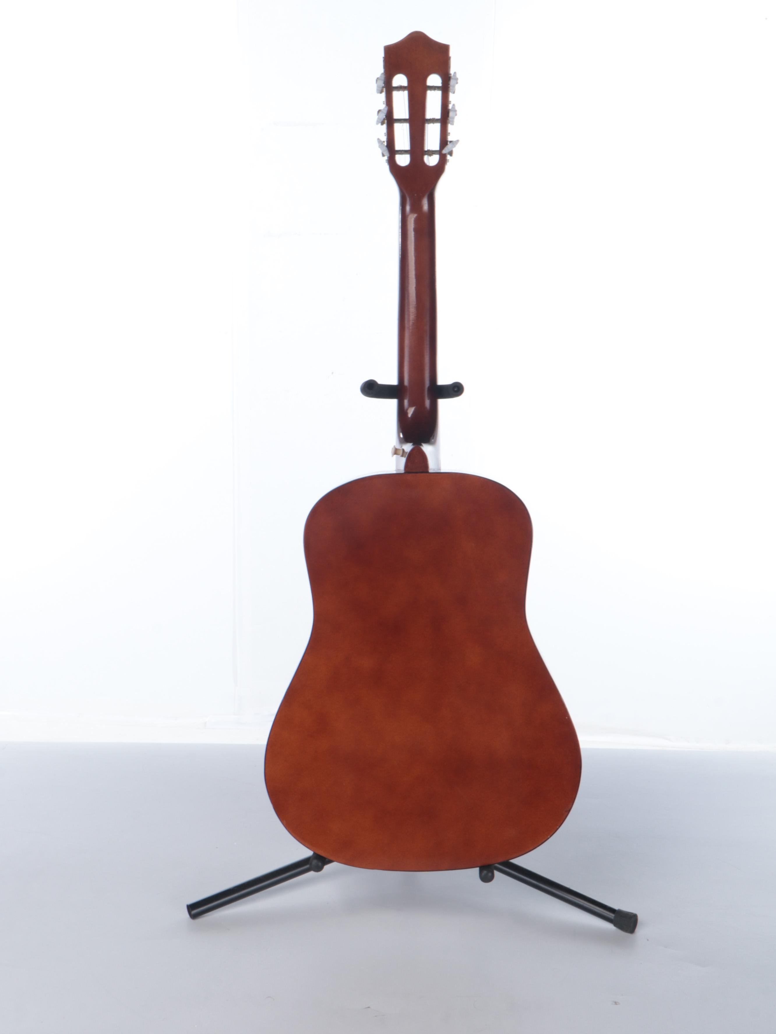 Vizcaya BG38-AKIT Right-Handed Classical Guitar with Travel Bag