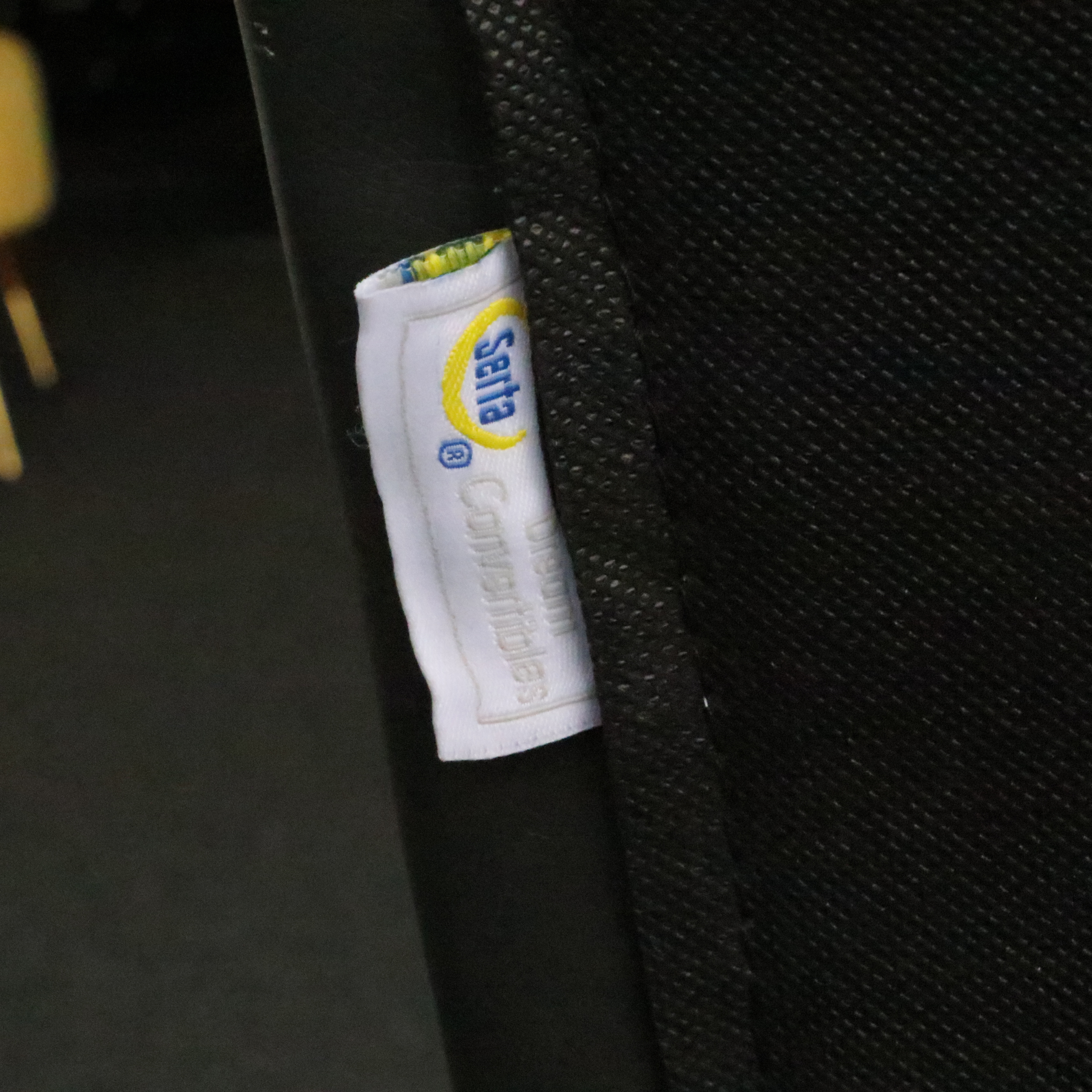 Serta Dream Convertibles Faux Leather Futon Sofa