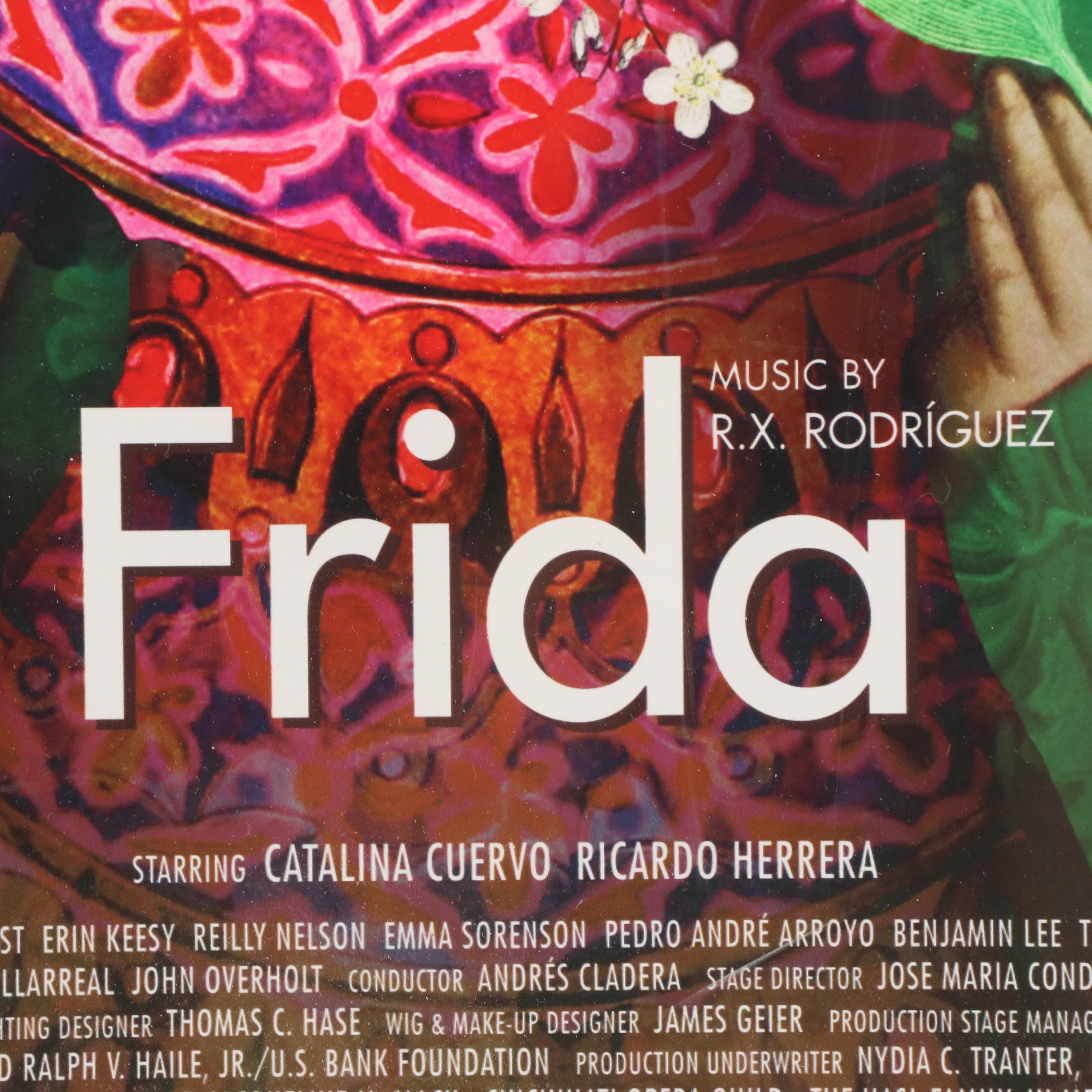 Cincinnati Opera Poster for "Frida," 2017