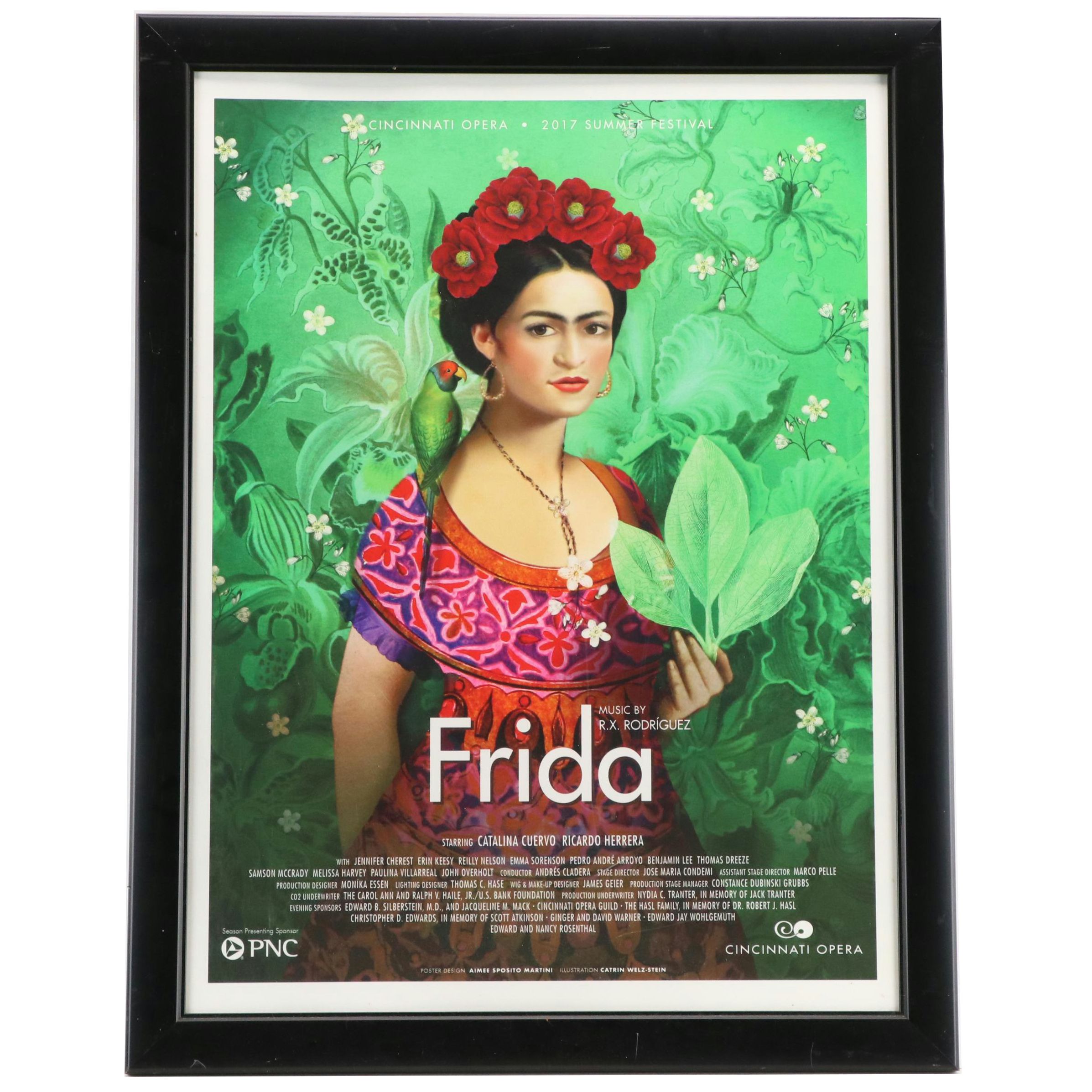 Cincinnati Opera Poster for "Frida," 2017