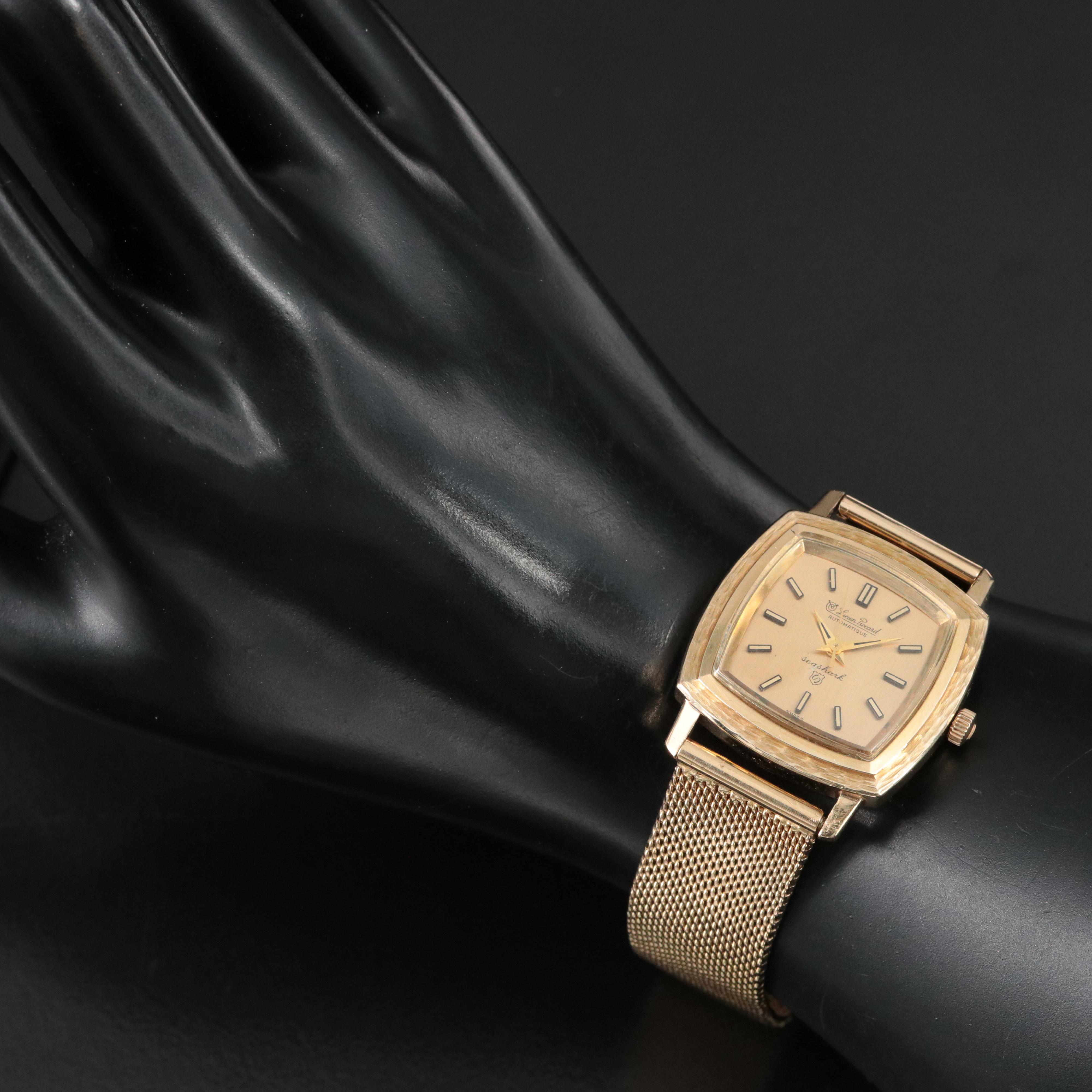 14K Lucien Piccard Seashark Automatic Watch