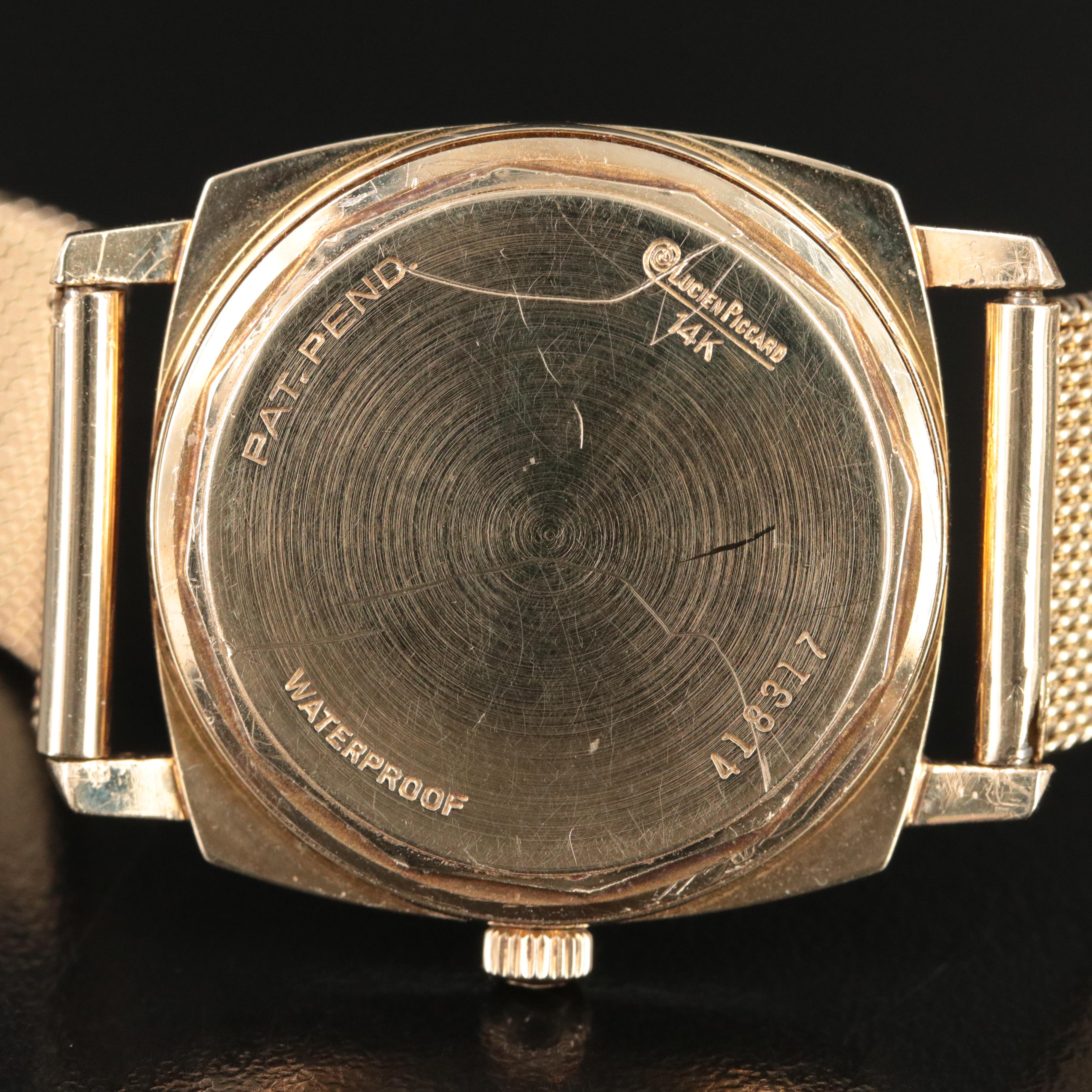 14K Lucien Piccard Seashark Automatic Watch